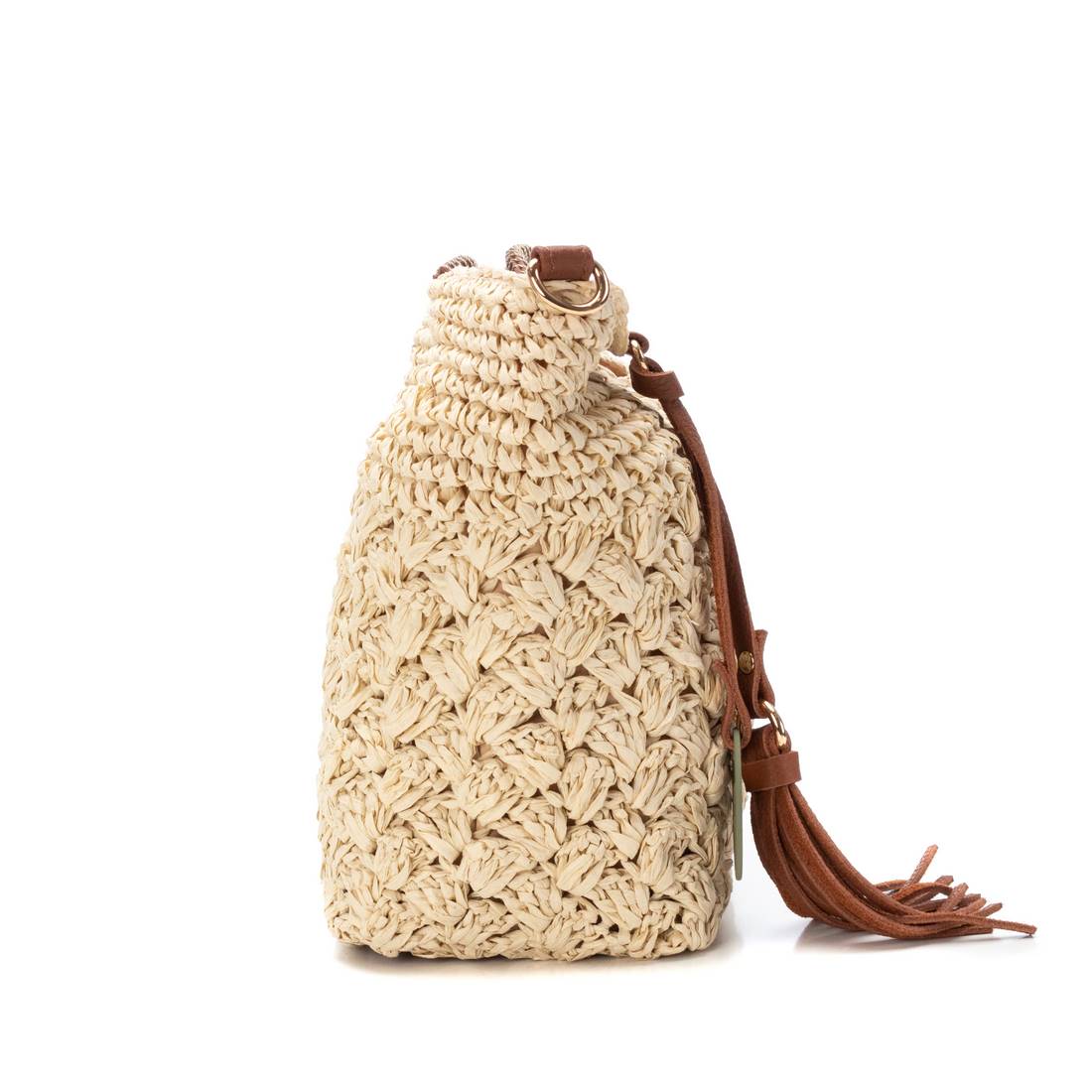Carmela 18610301 sac bandoulière femme rafia marron