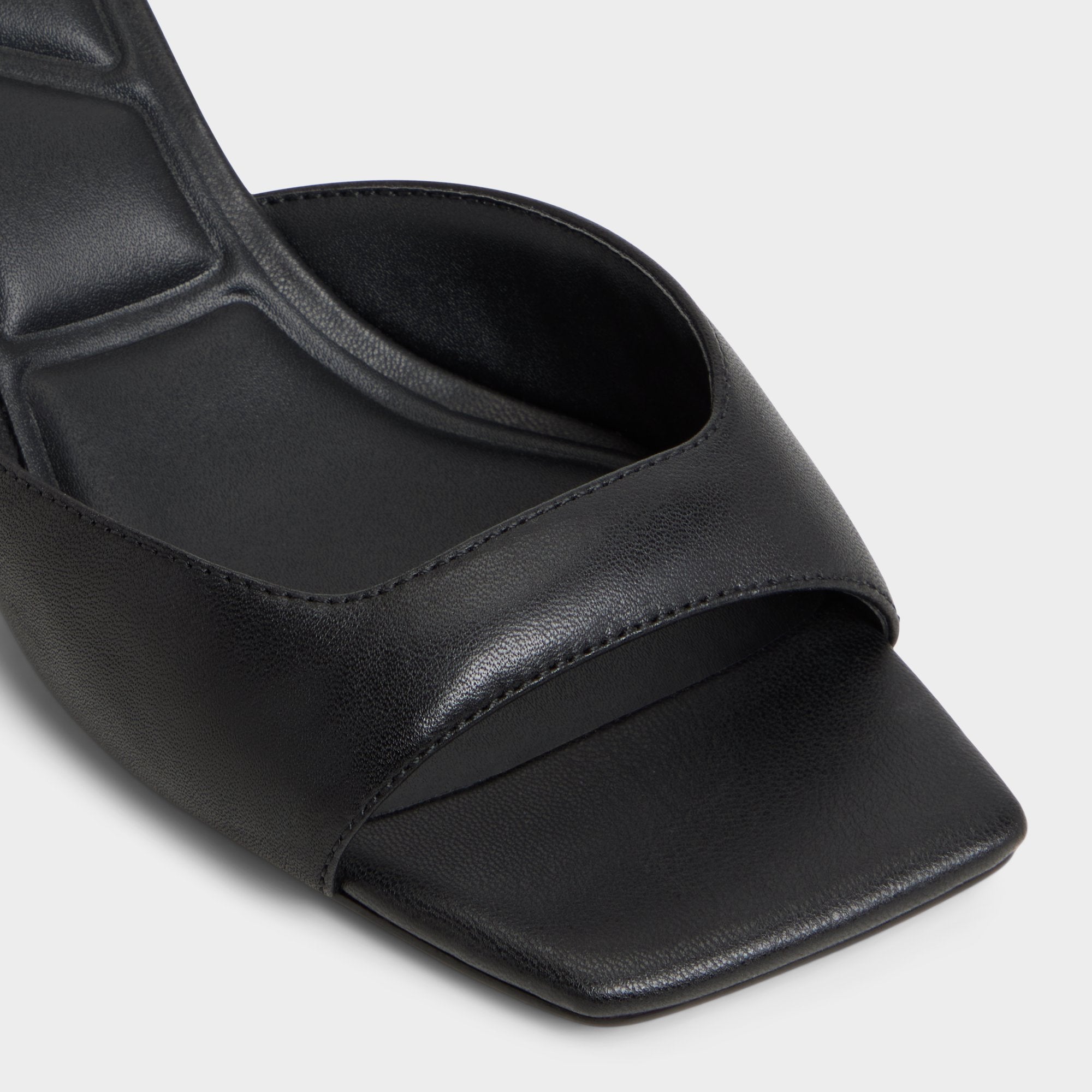 ALDO Aneky sandales cuir noir talon bloc