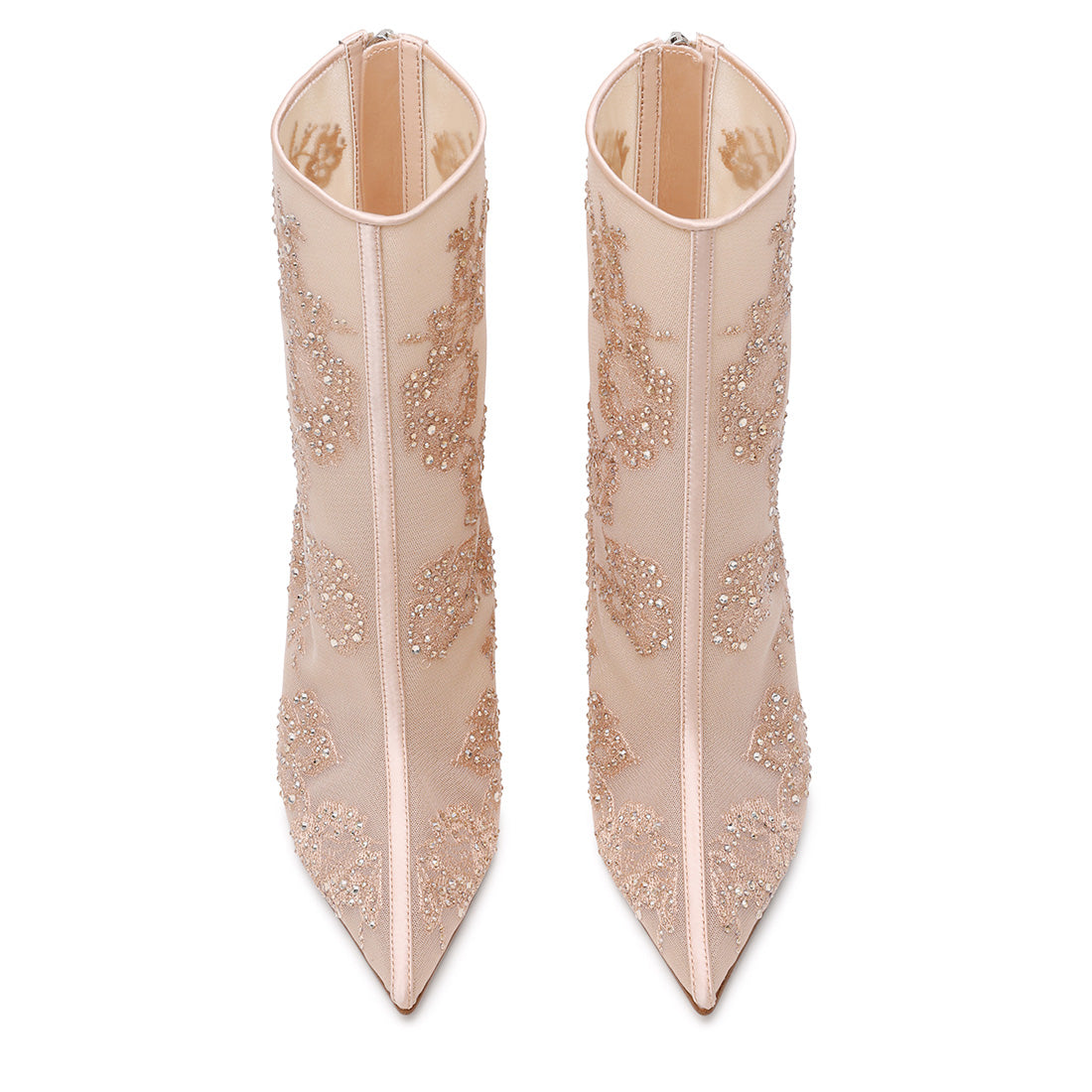 Steve Madden Sharina bottine blush mesh talon 10 cm