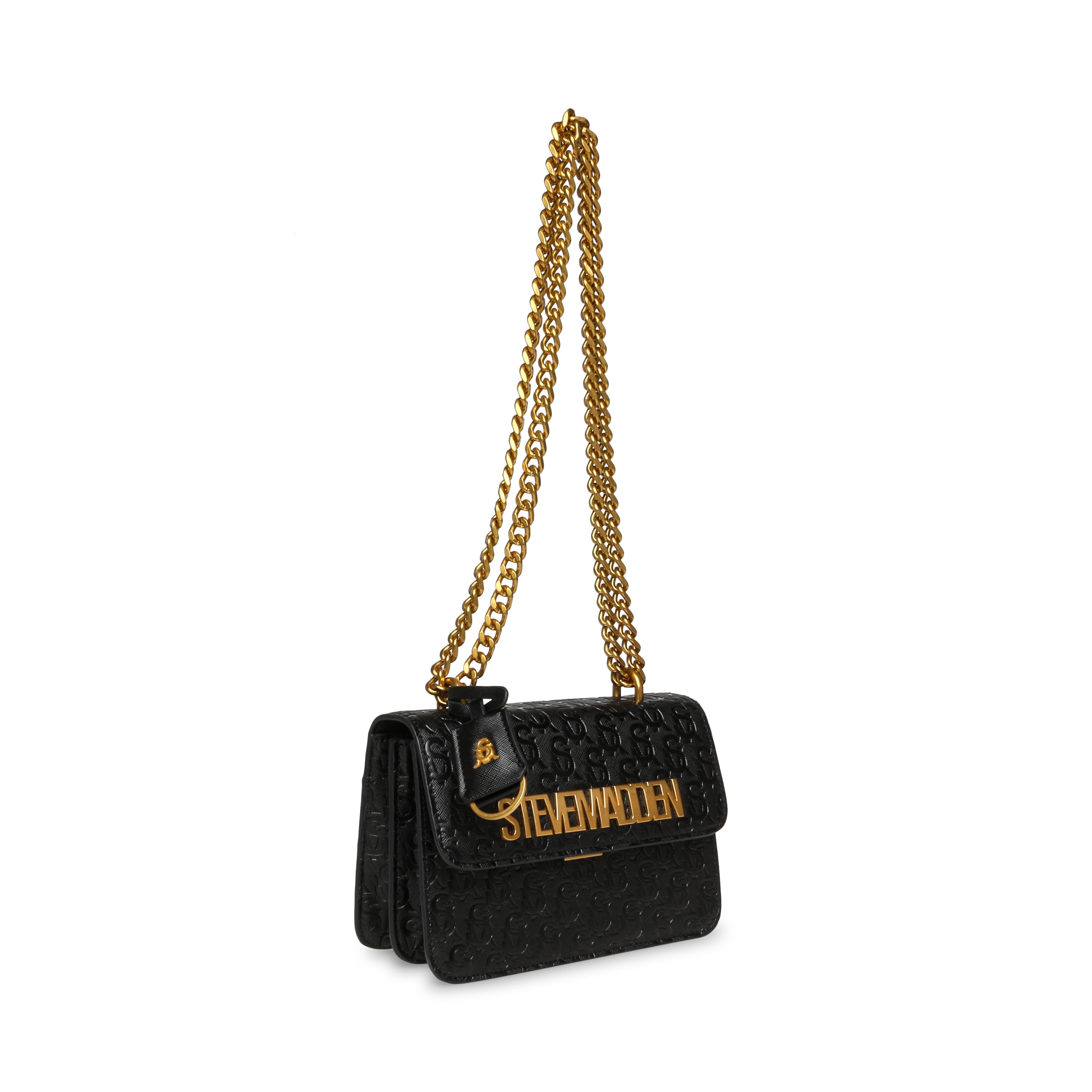 Steve Madden Bcoal-E sac bandoulière noir doré