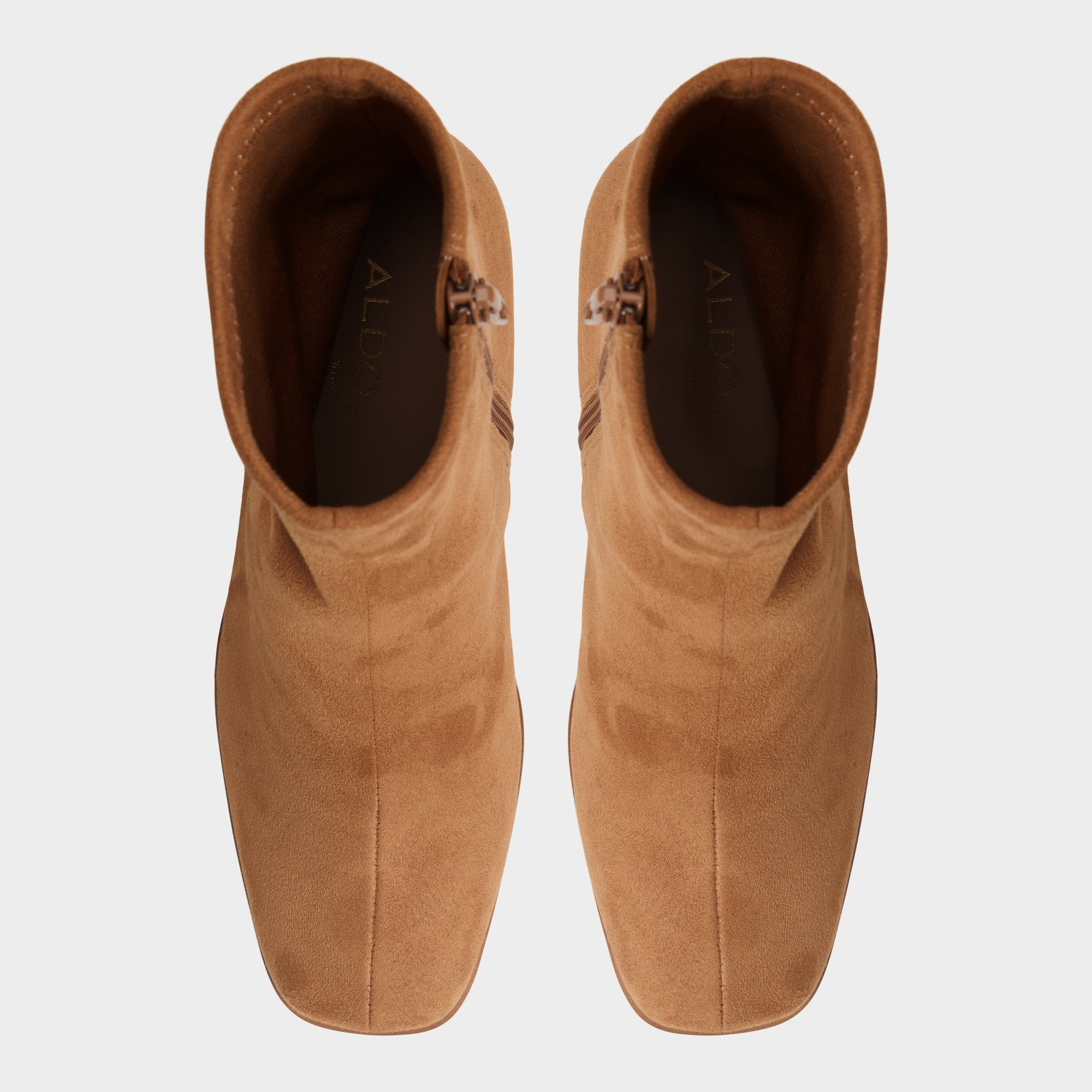 ALDO Marlo bottines daim marron talon