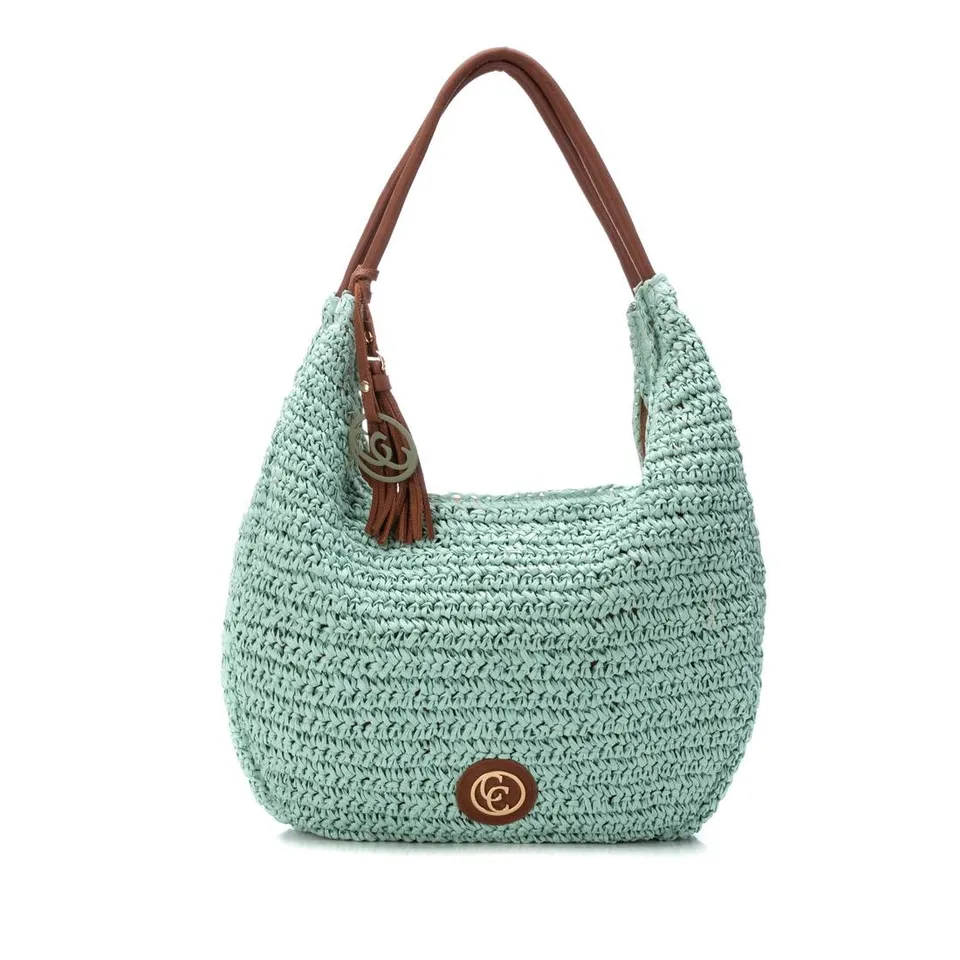 Carmela 18610402 sac épaule raphia vert