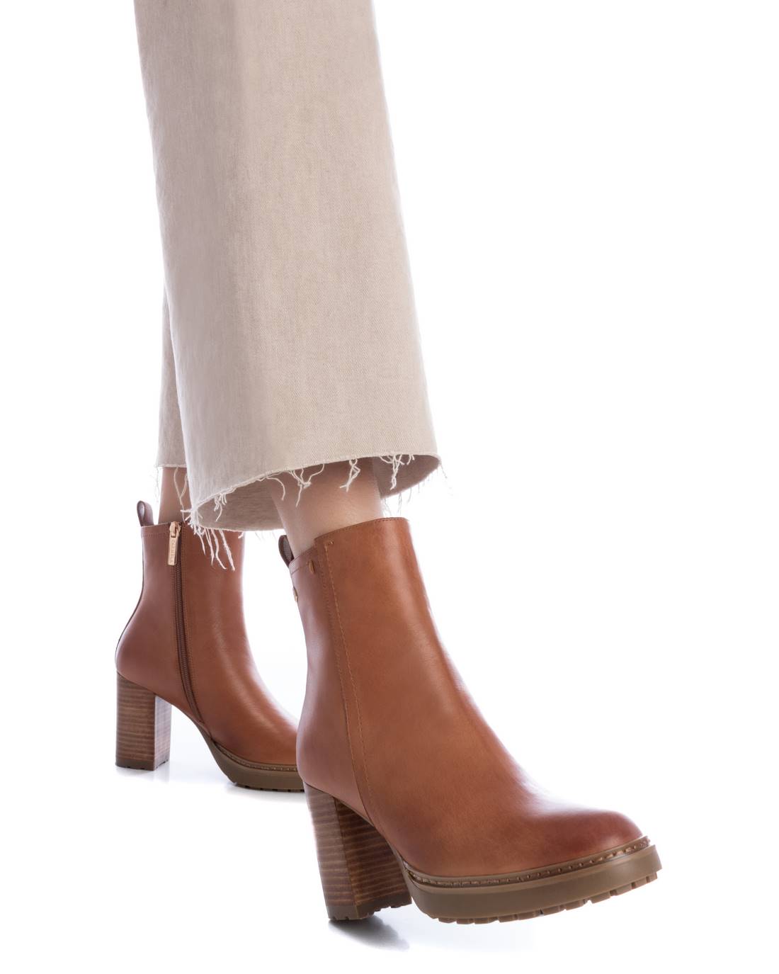Carmela 16124103 bottines femme marron talon 8 cm cuir