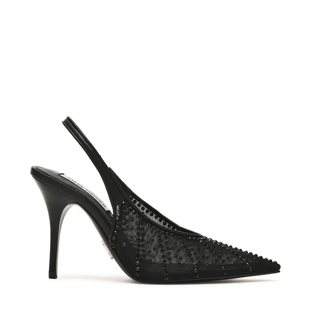 Steve Madden Aaisha escarpins maille noire 8 cm