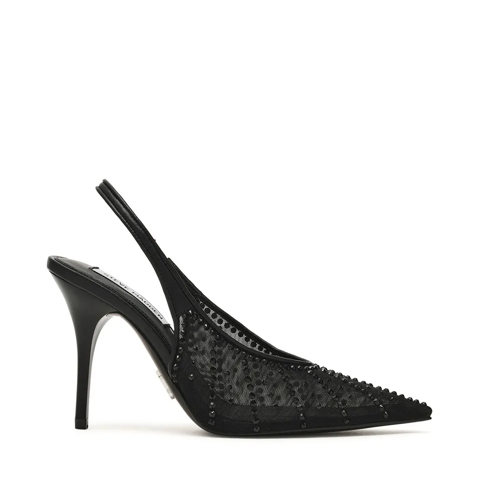 Steve Madden Aaisha escarpins maille noire 8 cm