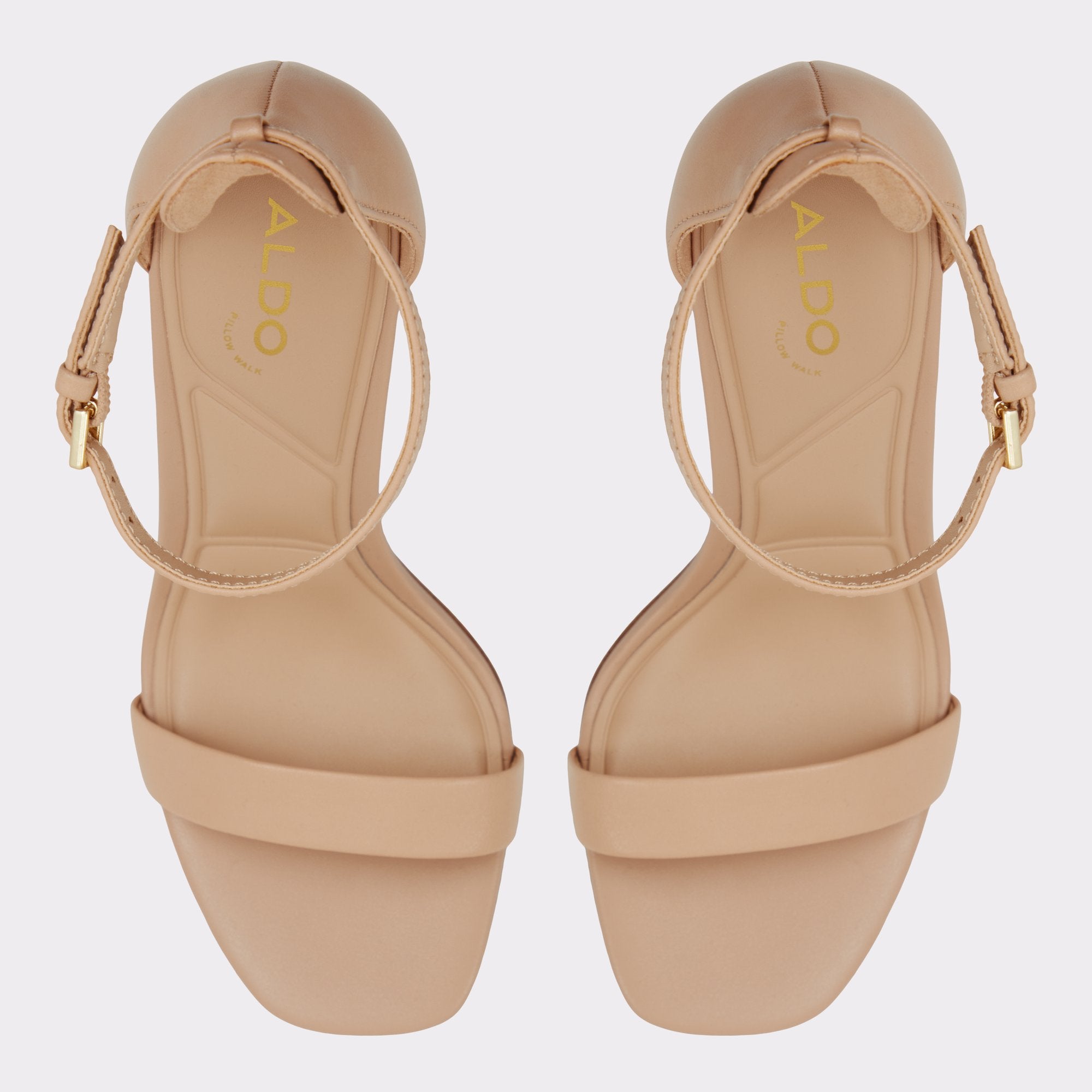 Aldo Hazelia escarpins talon bloc beige