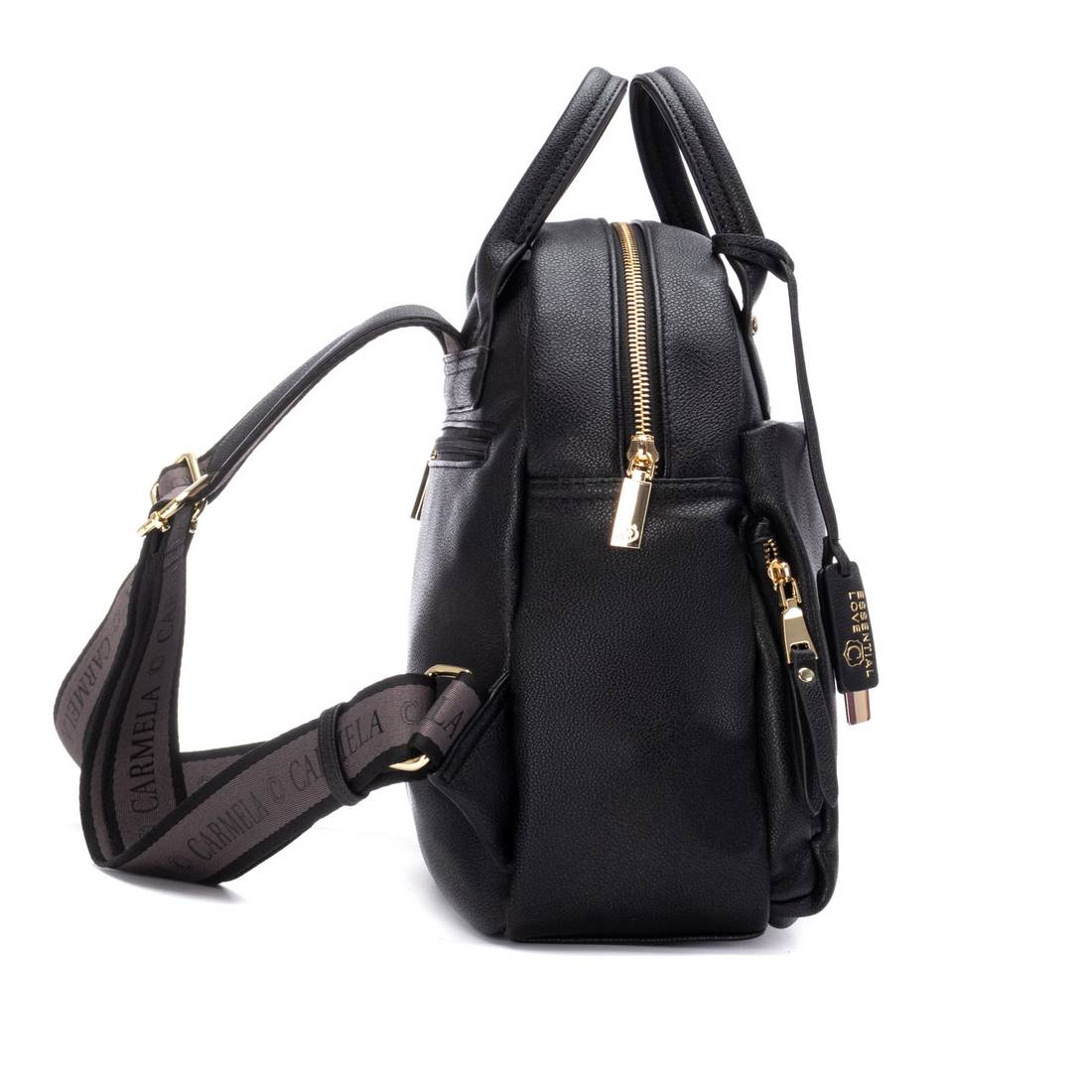 Carmela 18616401 sac à dos femme noir zippé