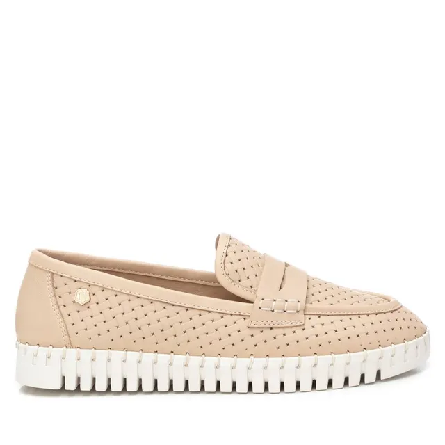 Carmela 16230302 mocassins cuir marron perforé