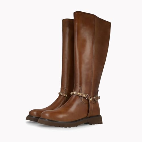 LODI A-MAD5660 bottes cuir marron à talon