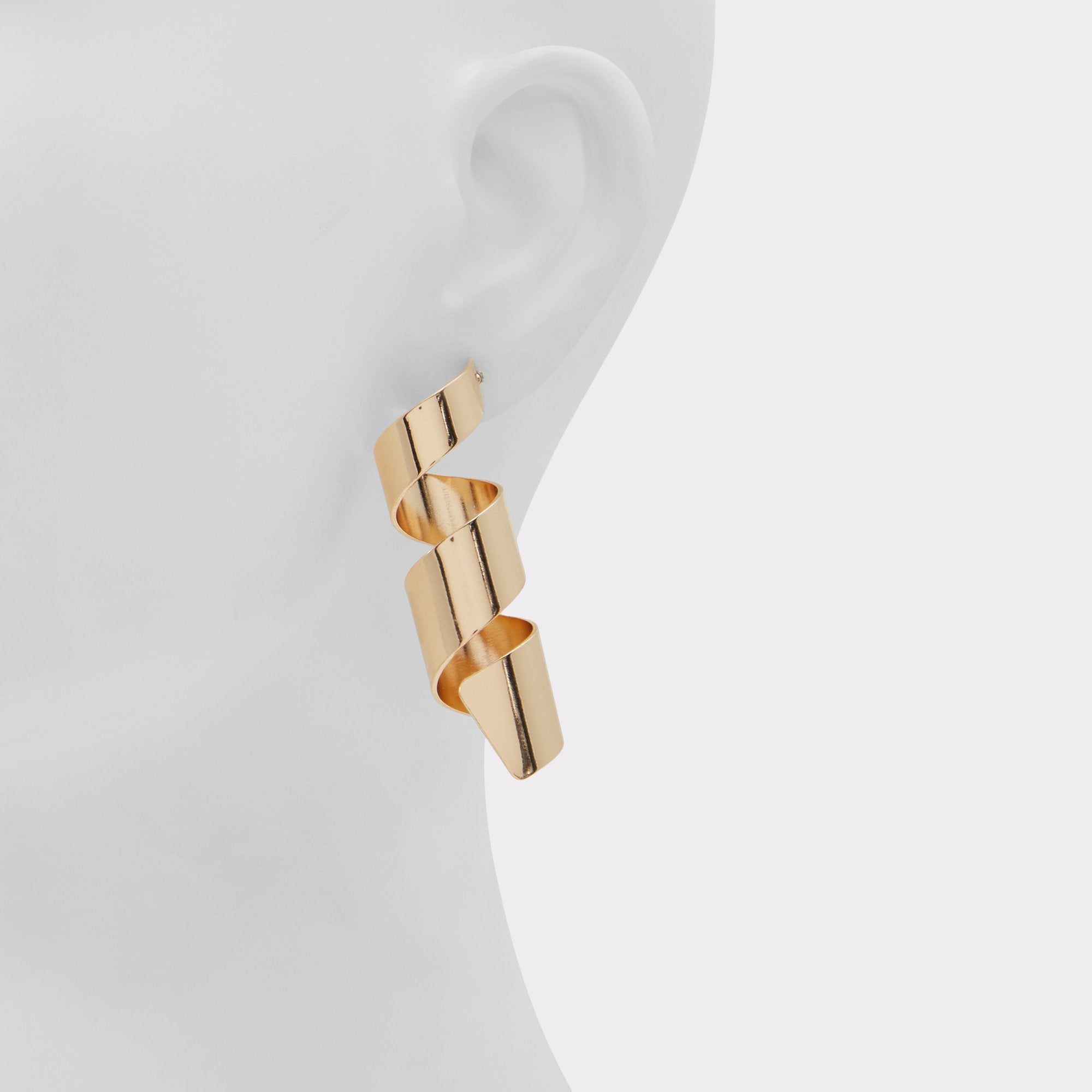 ALDO Spiralie boucles d’oreilles chandelier métallique