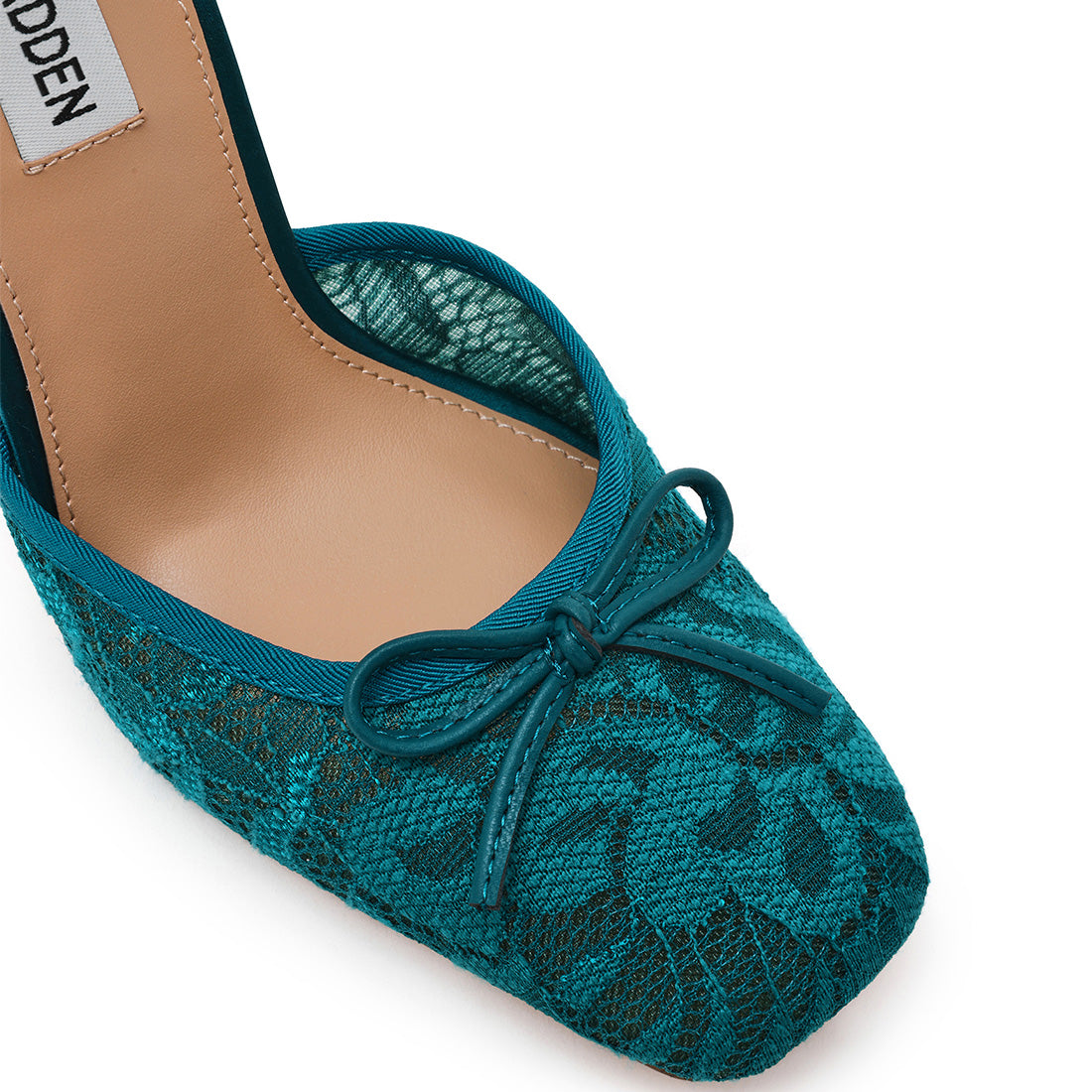 Steve Madden Larina escarpin dentelle sarcelle 10 cm