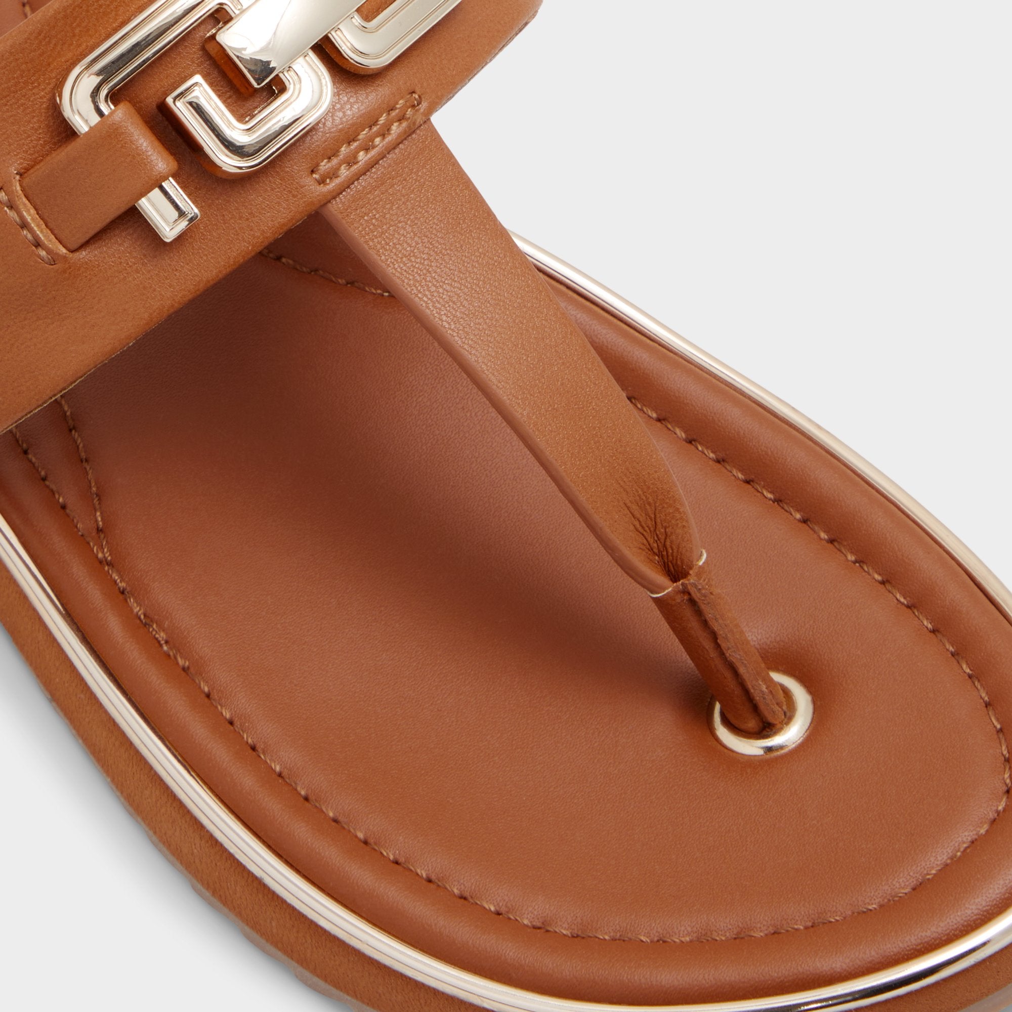 ALDO Adirahar sandales plates marron