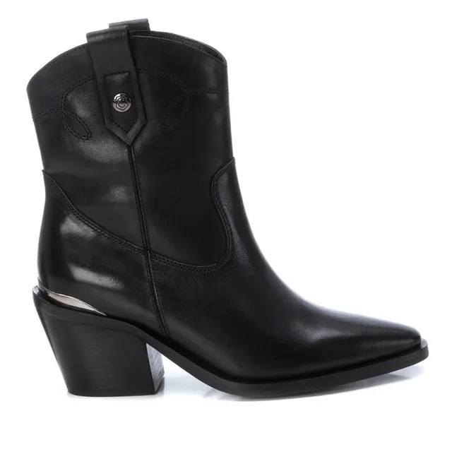 Carmela 16171801 bottine cuir noir western 7 cm