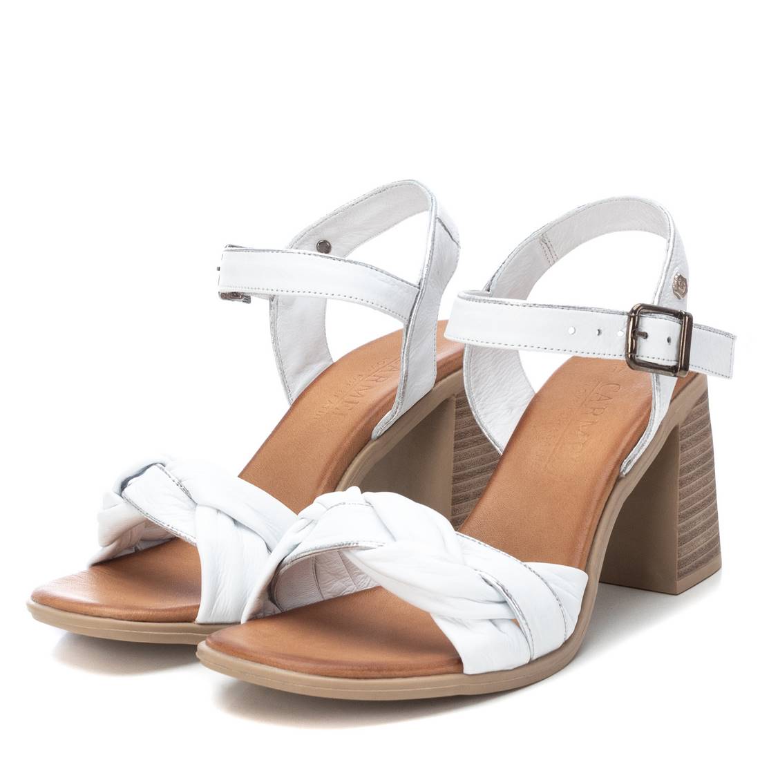 Carmela 16079103 sandales femme blanche talon 8 cm