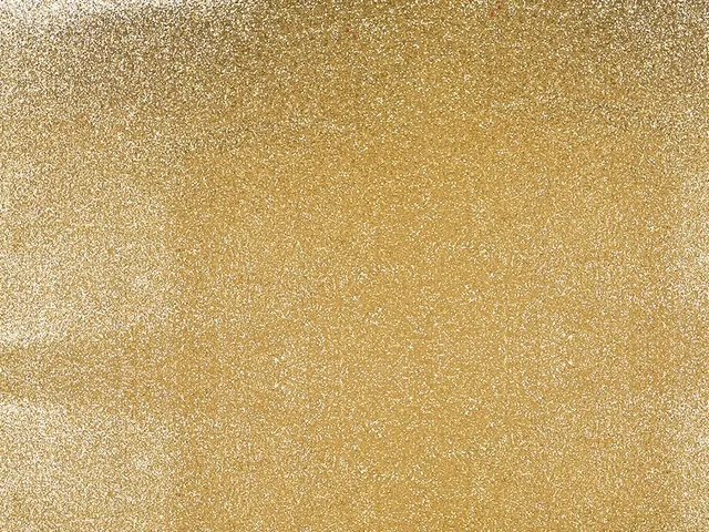 Dessine Moi Un Soulier fines paillettes champagne échantillon matière