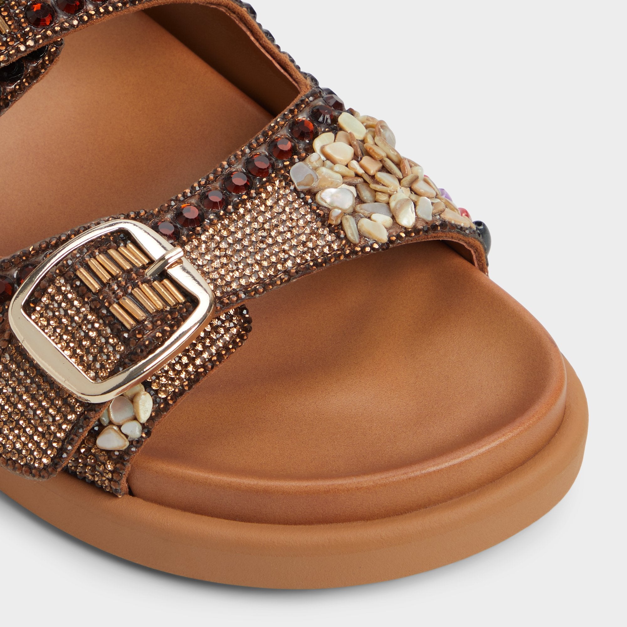 ALDO Bohochic sandales plates marron d’été
