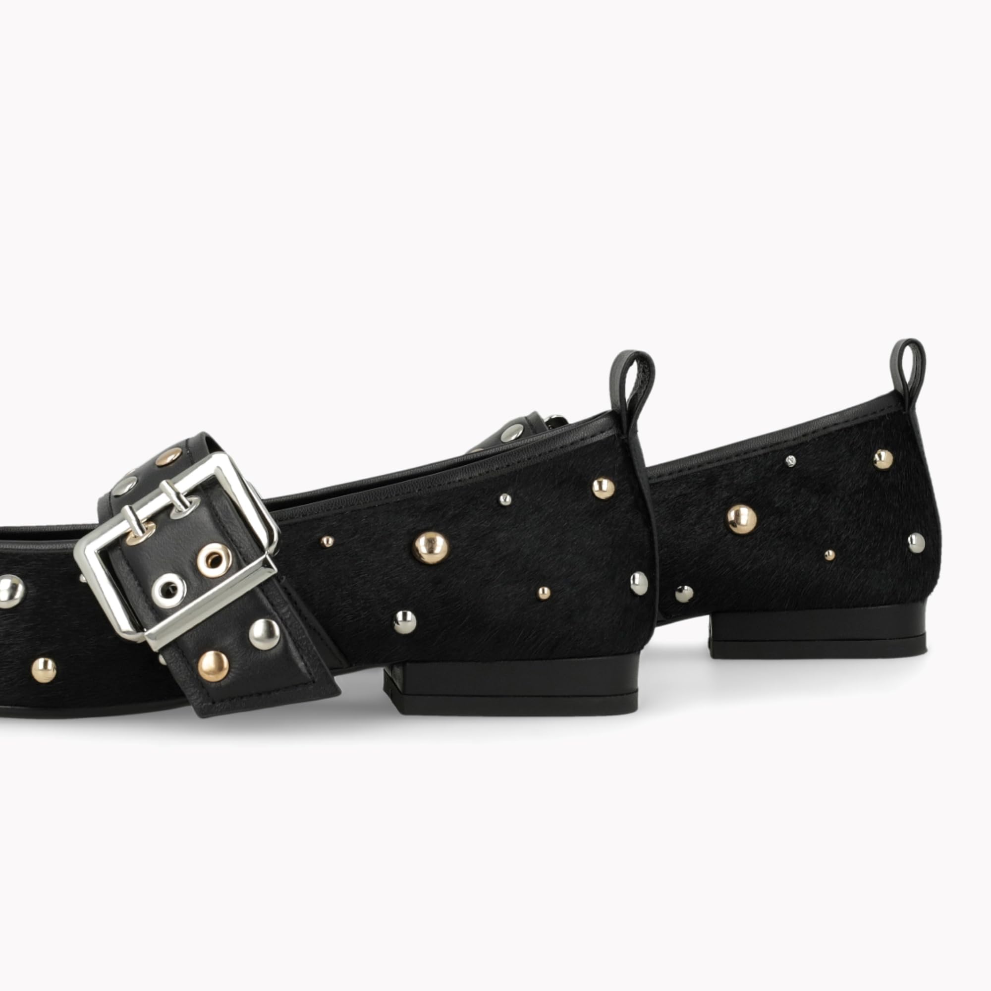 LODI A-ISQ5670P ballerines noires cuir véritable