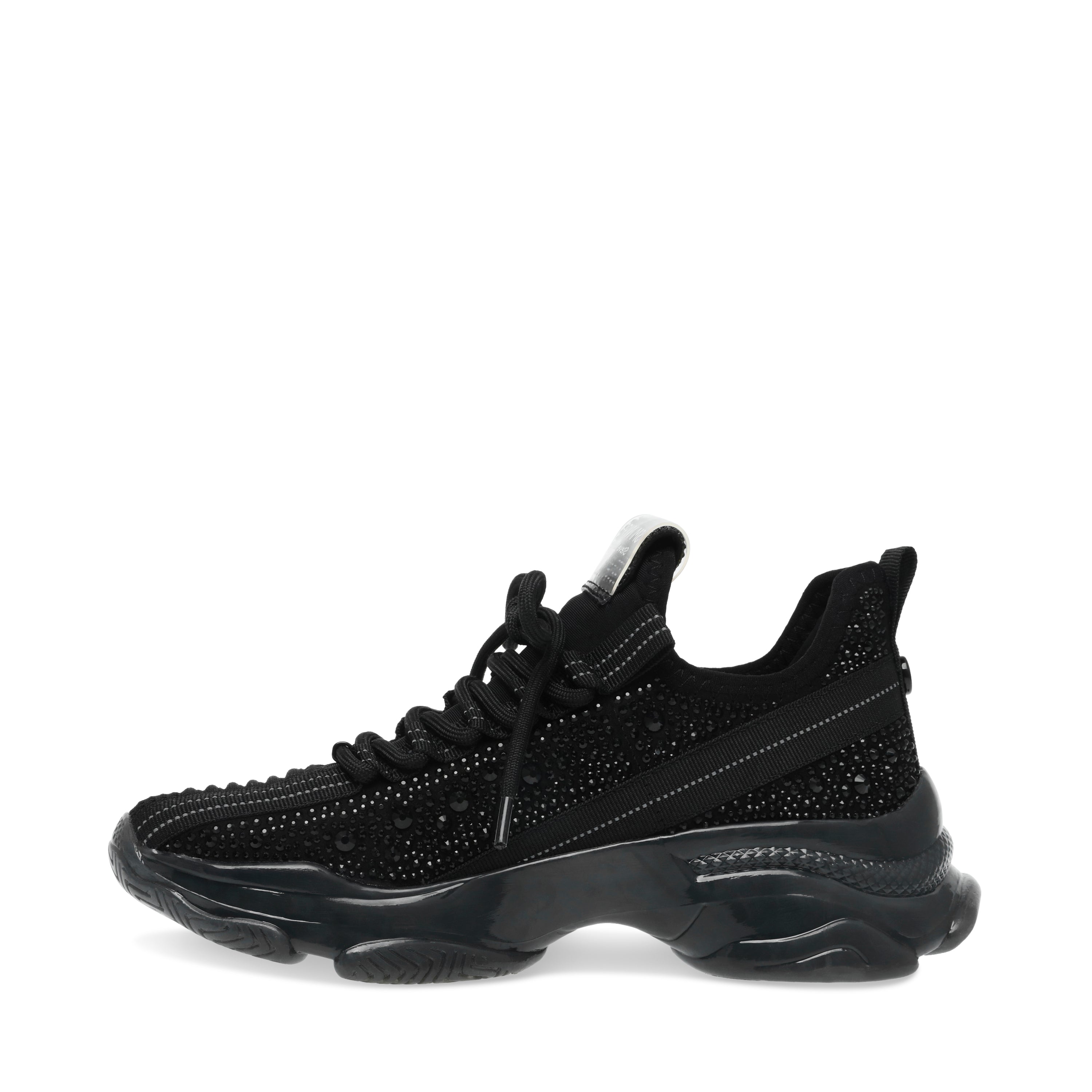 Steve Madden Maxilla-R-E baskets femme noir strass