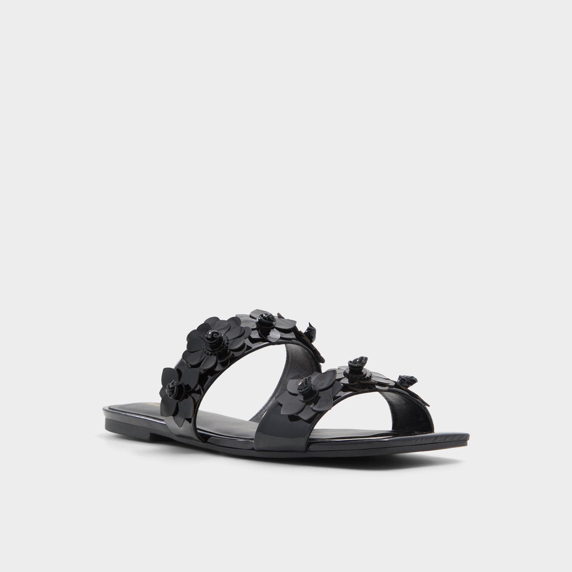 ALDO Fiore sandales plates noires confort