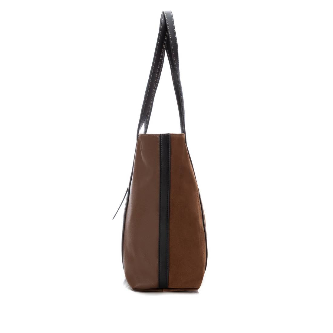 Carmela 18612601 sac femme marron grand cuir suède