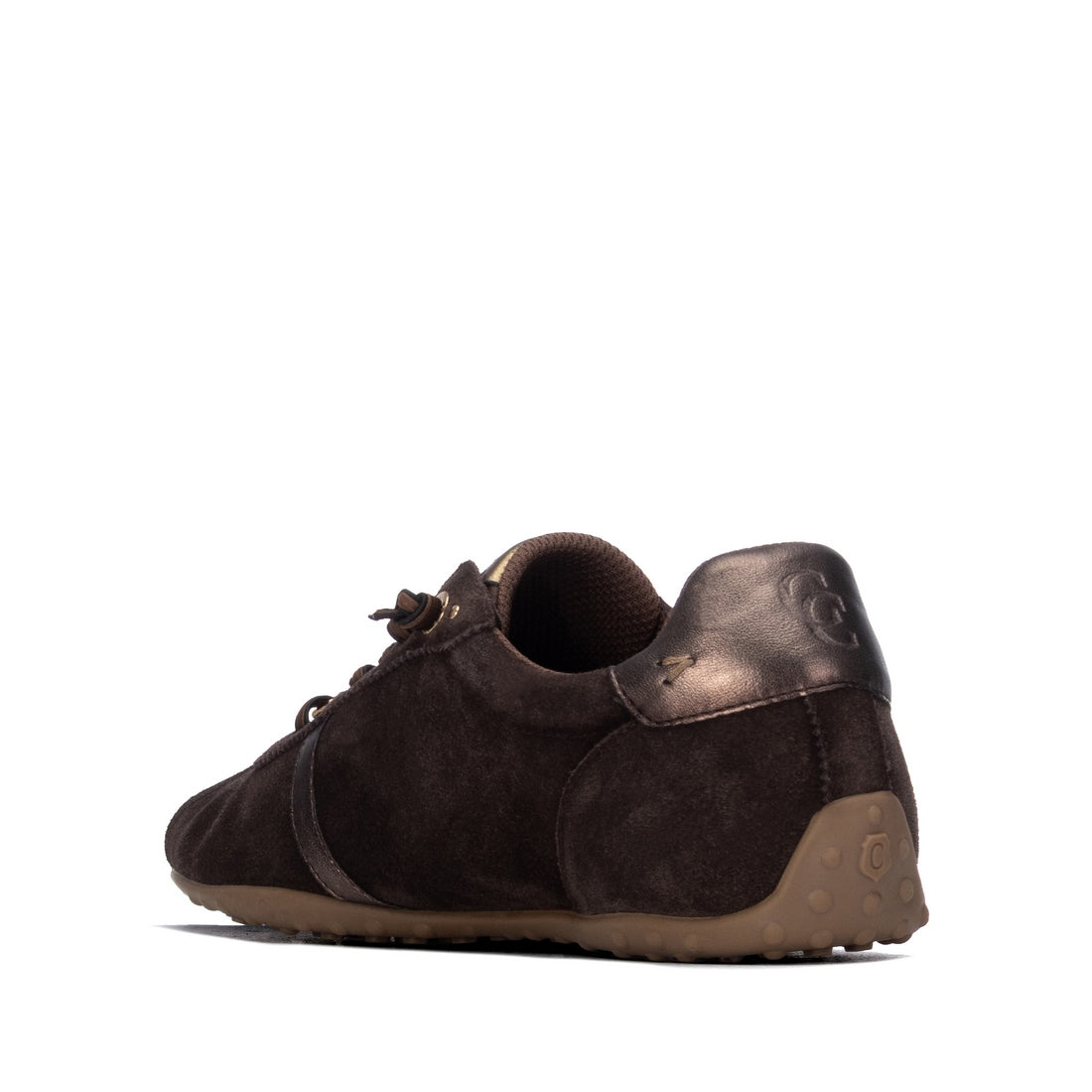 Carmela 16438302 sneaker cuir marron lacet