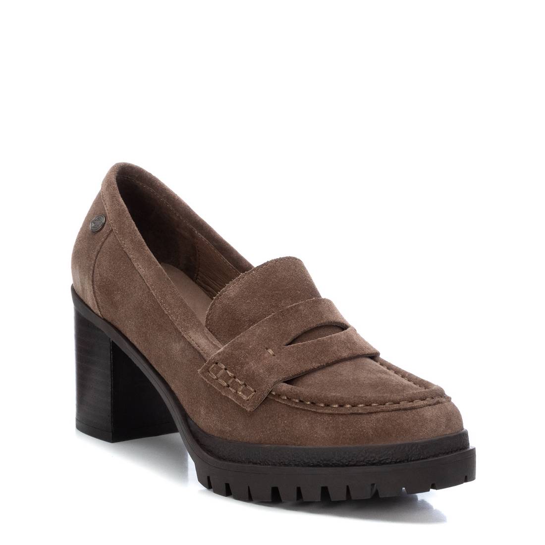 Carmela 16037103 mocassins cuir marron talon 8 cm