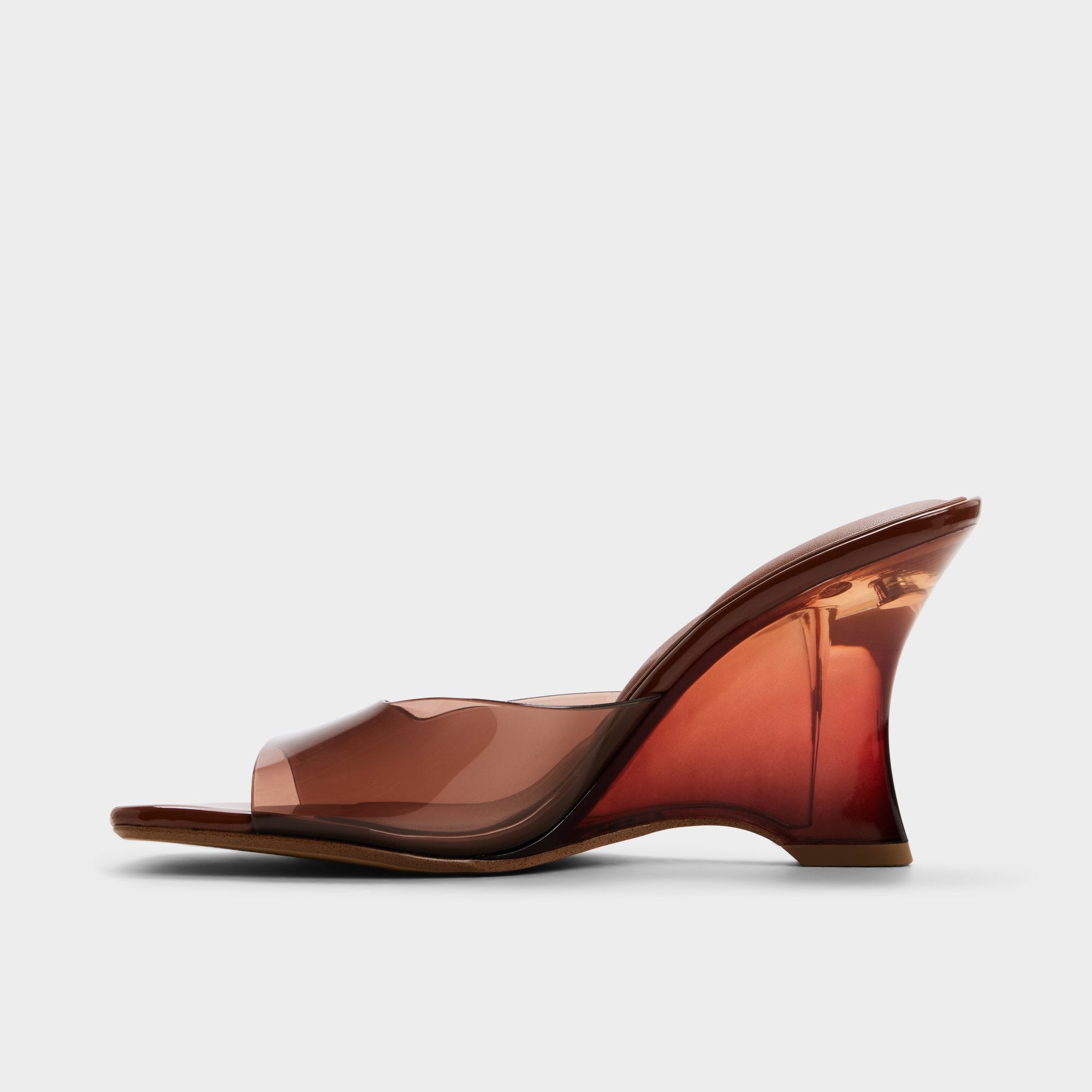 ALDO Lumina baskets compensees marron