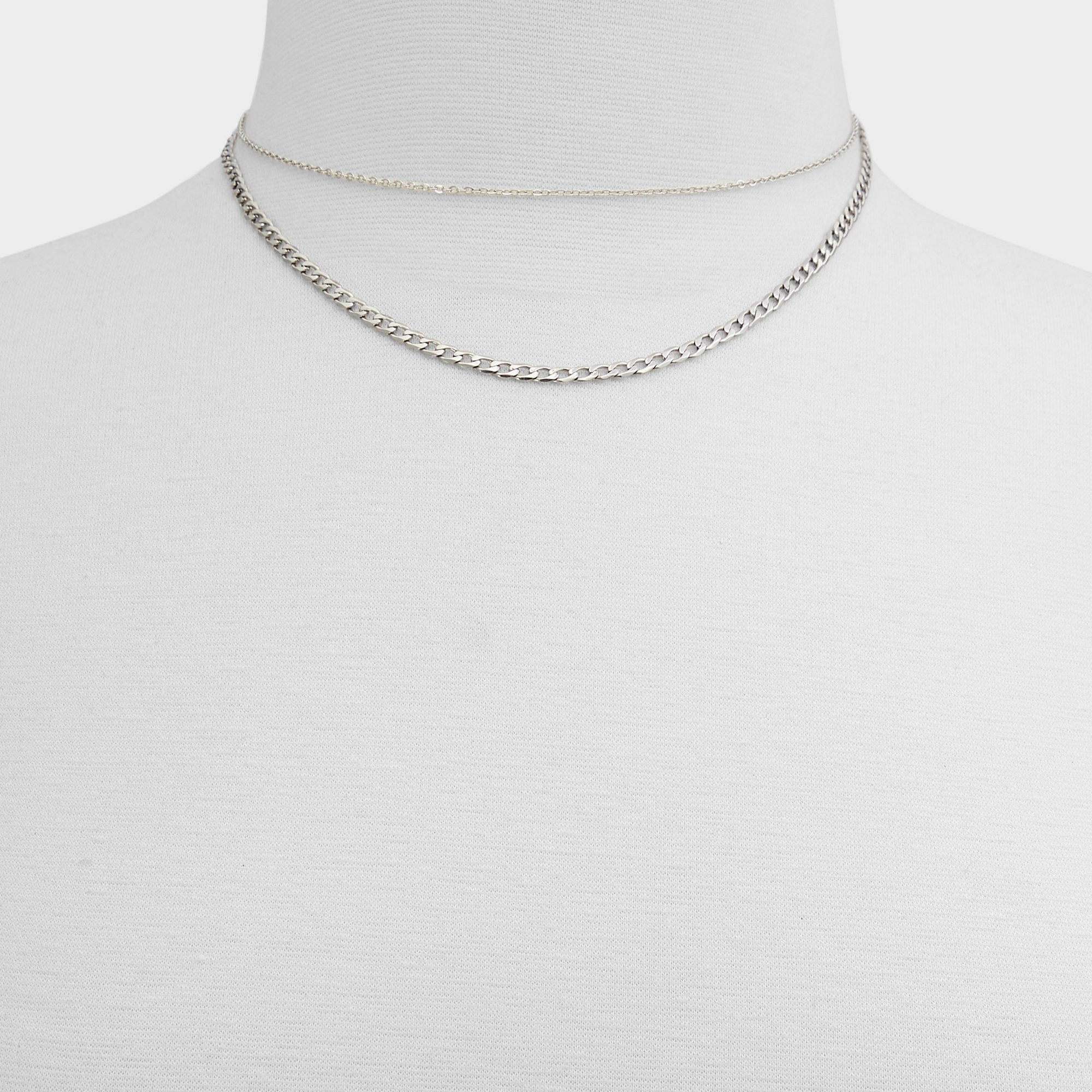 ALDO Lovechain collier double chaîne résistant eau