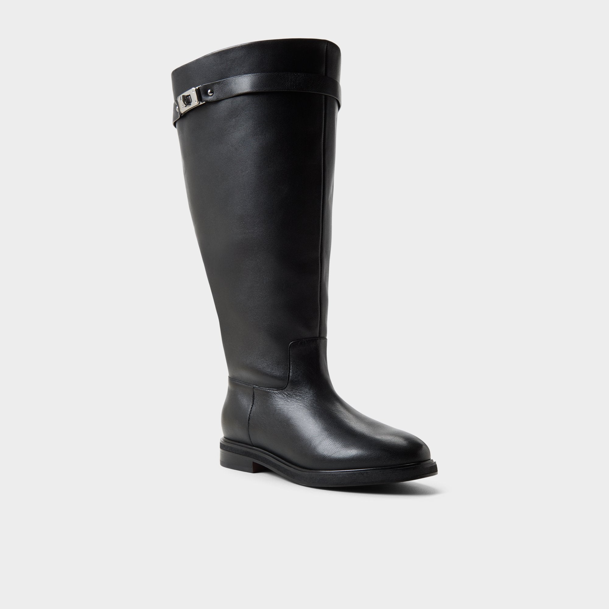 ALDO Levie-xwc bottes cavalières noires mollet extra-large
