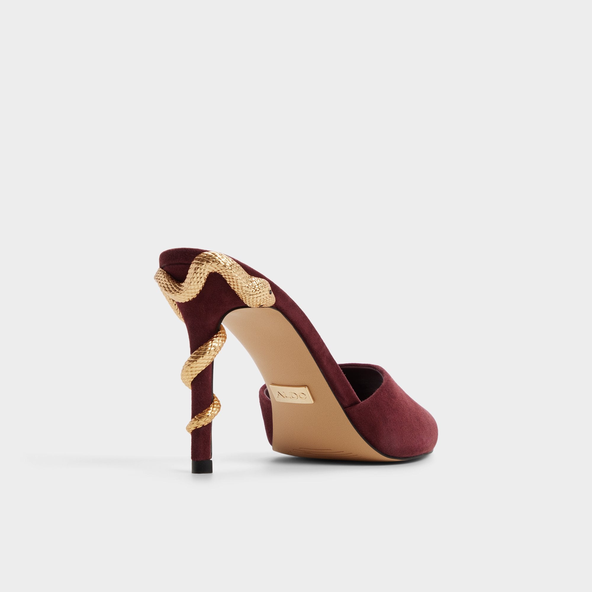 ALDO Seashella escarpins serpent bordeaux