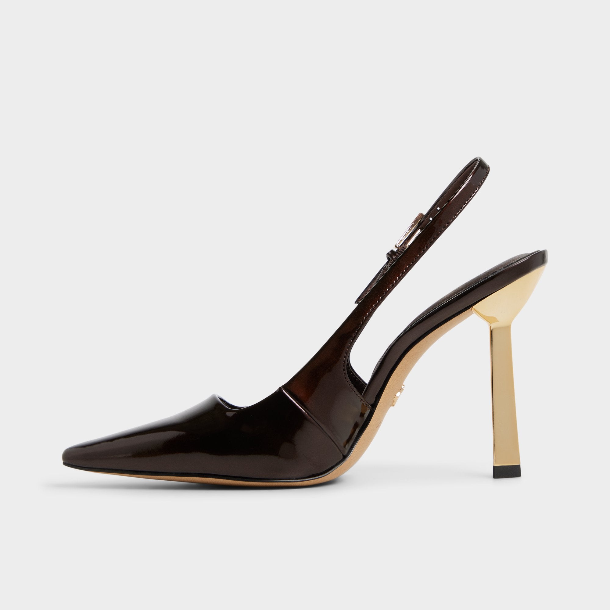 ALDO Marysa escarpins taille 7 vernis marron