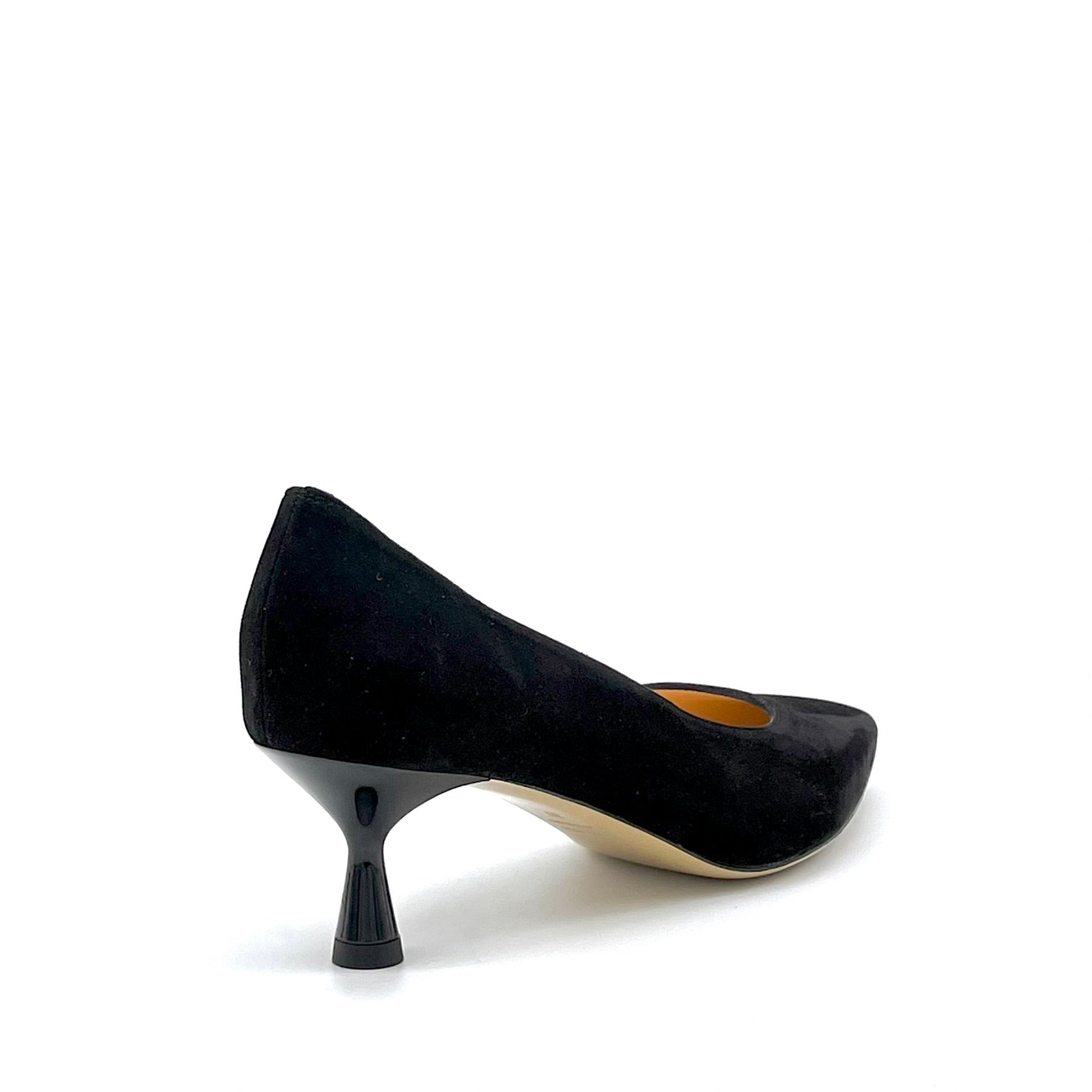 Elata 55504 escarpins daim noir talon 5,5 cm