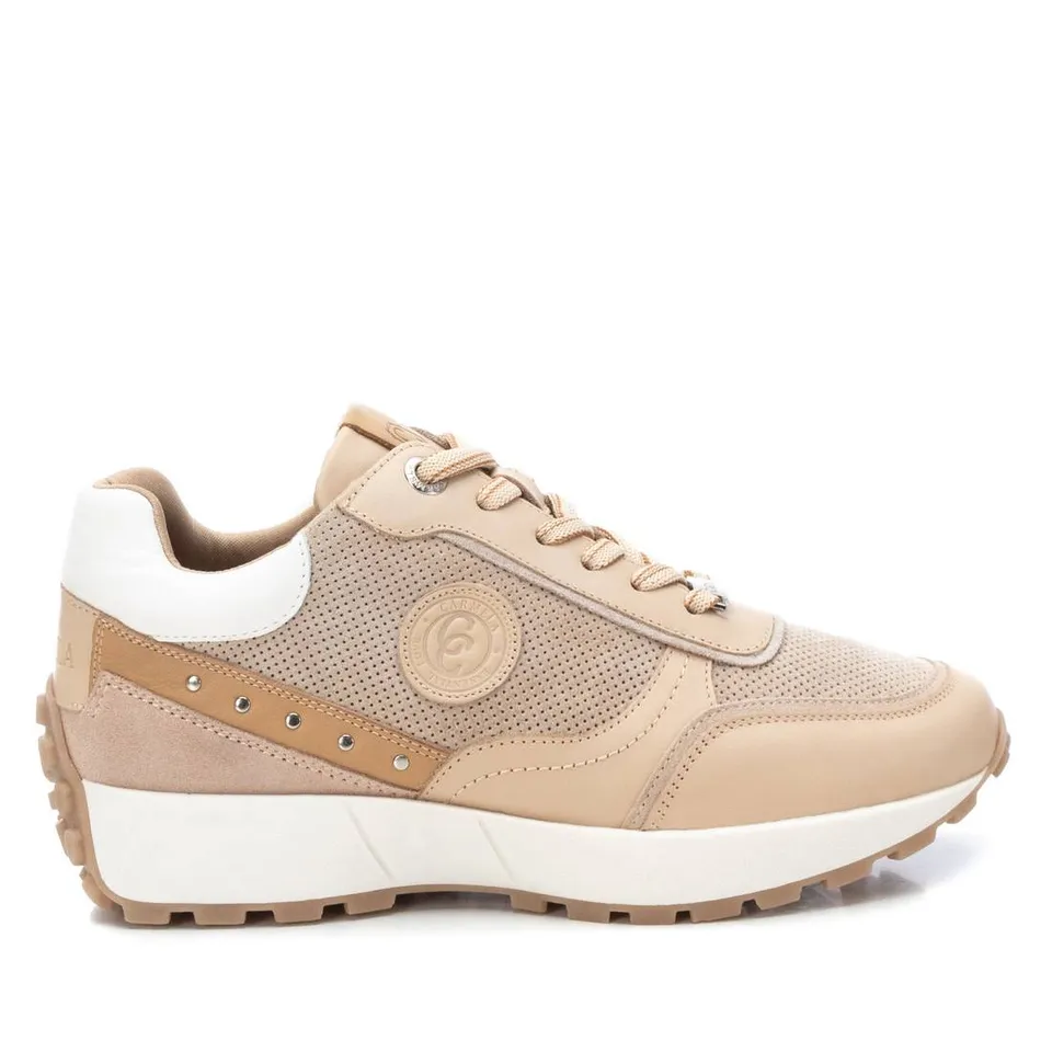 Carmela 16069904 sneakers femme cuir marron clous