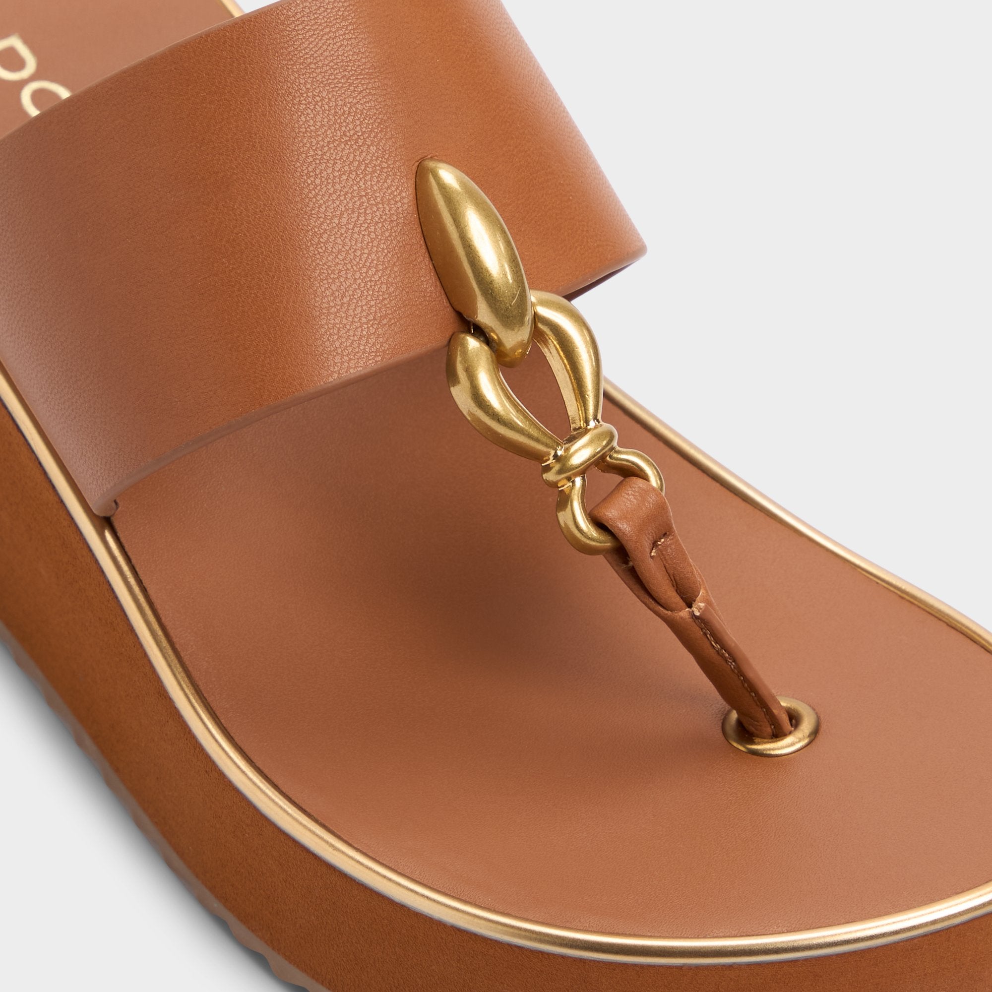 ALDO Penelopy sandales compensées marron