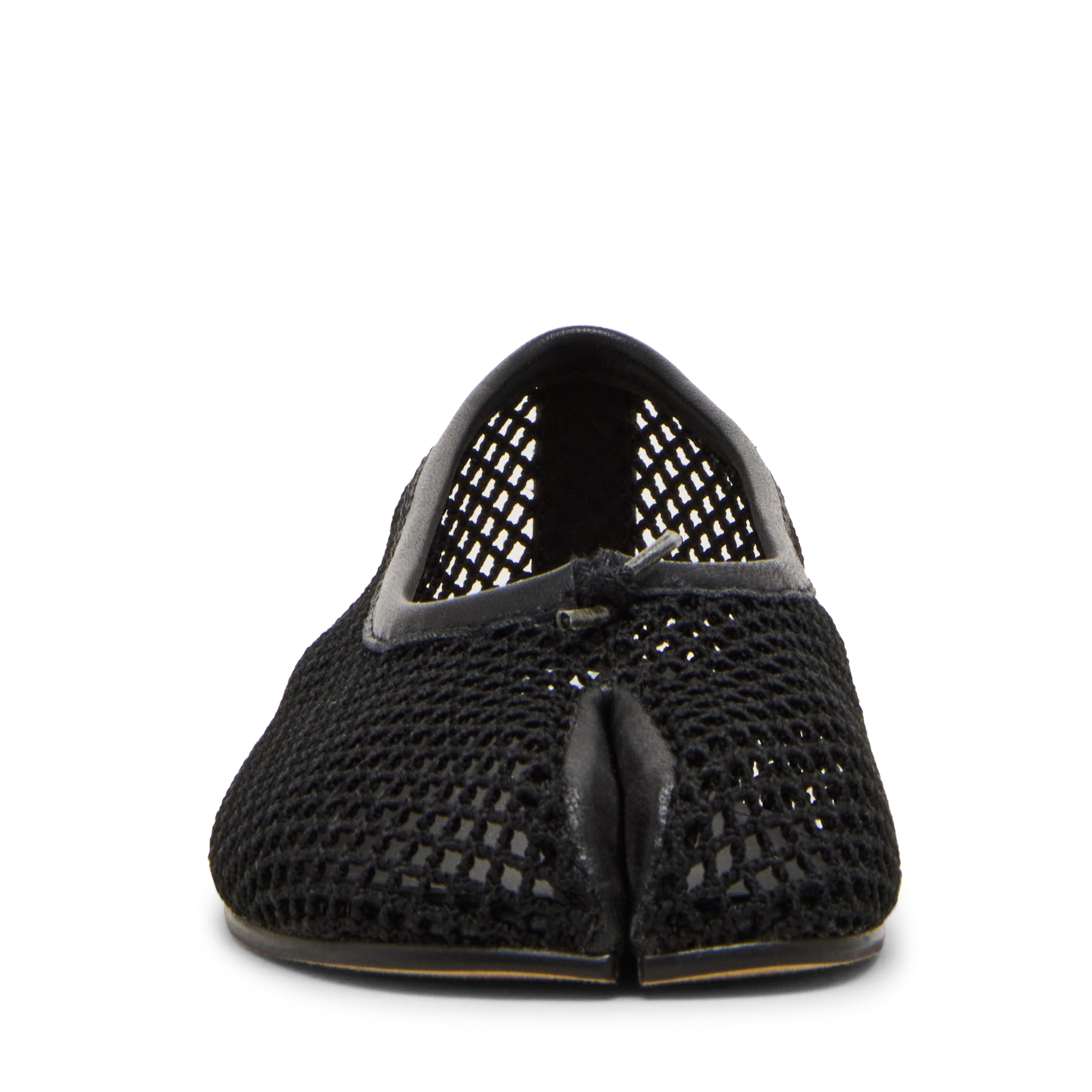 Steve Madden Calico-Mesh ballerine plate noir