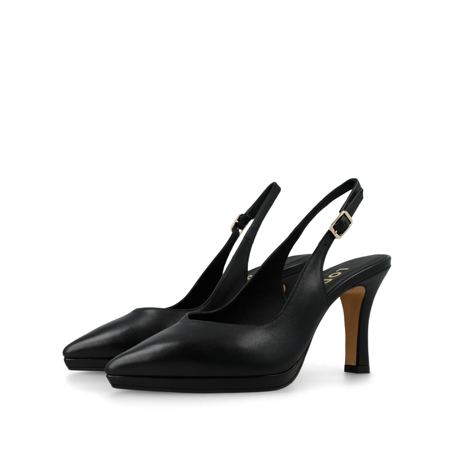 LODI Lictor escarpins noirs cuir véritable