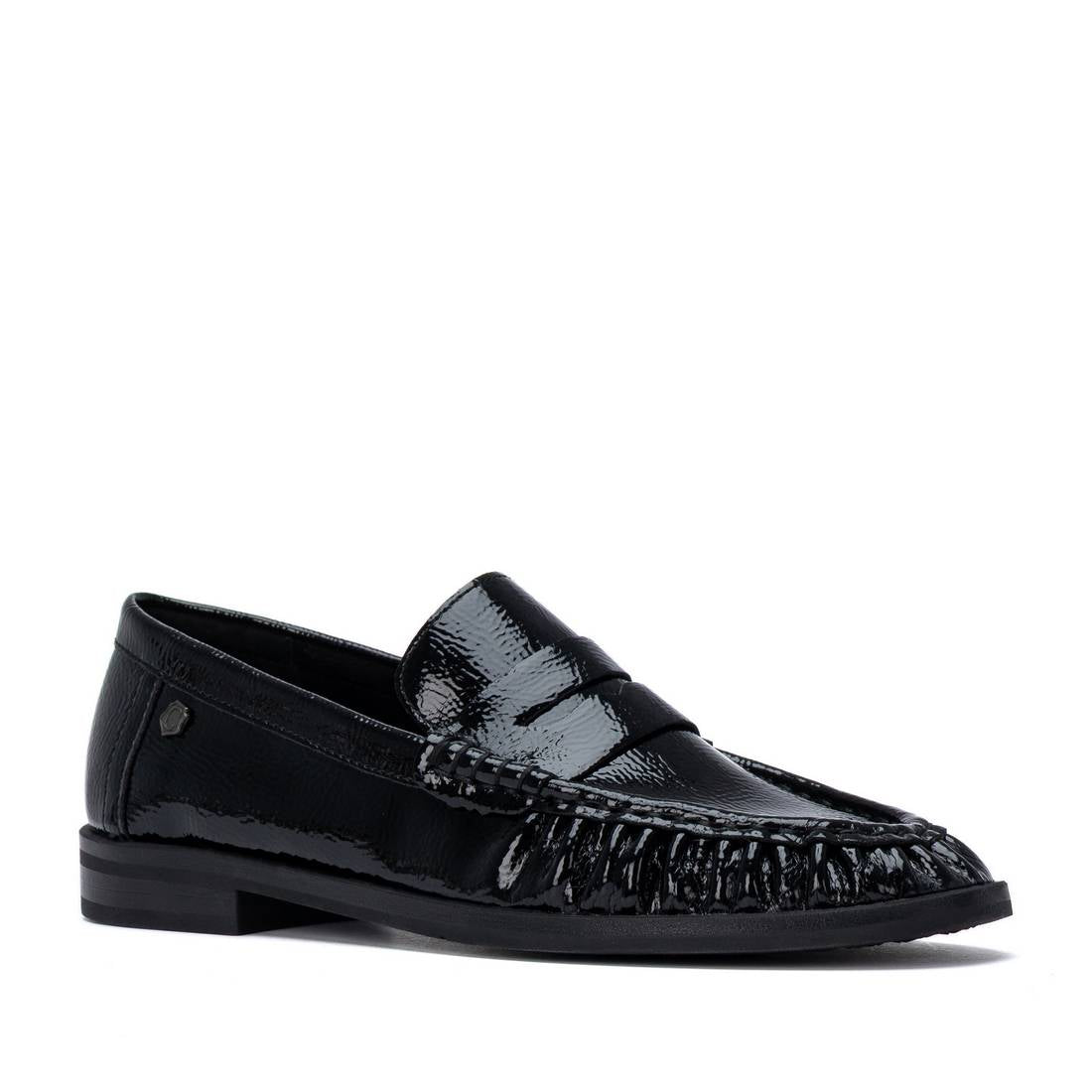 Carmela 16435702 mocassin verni noir plat