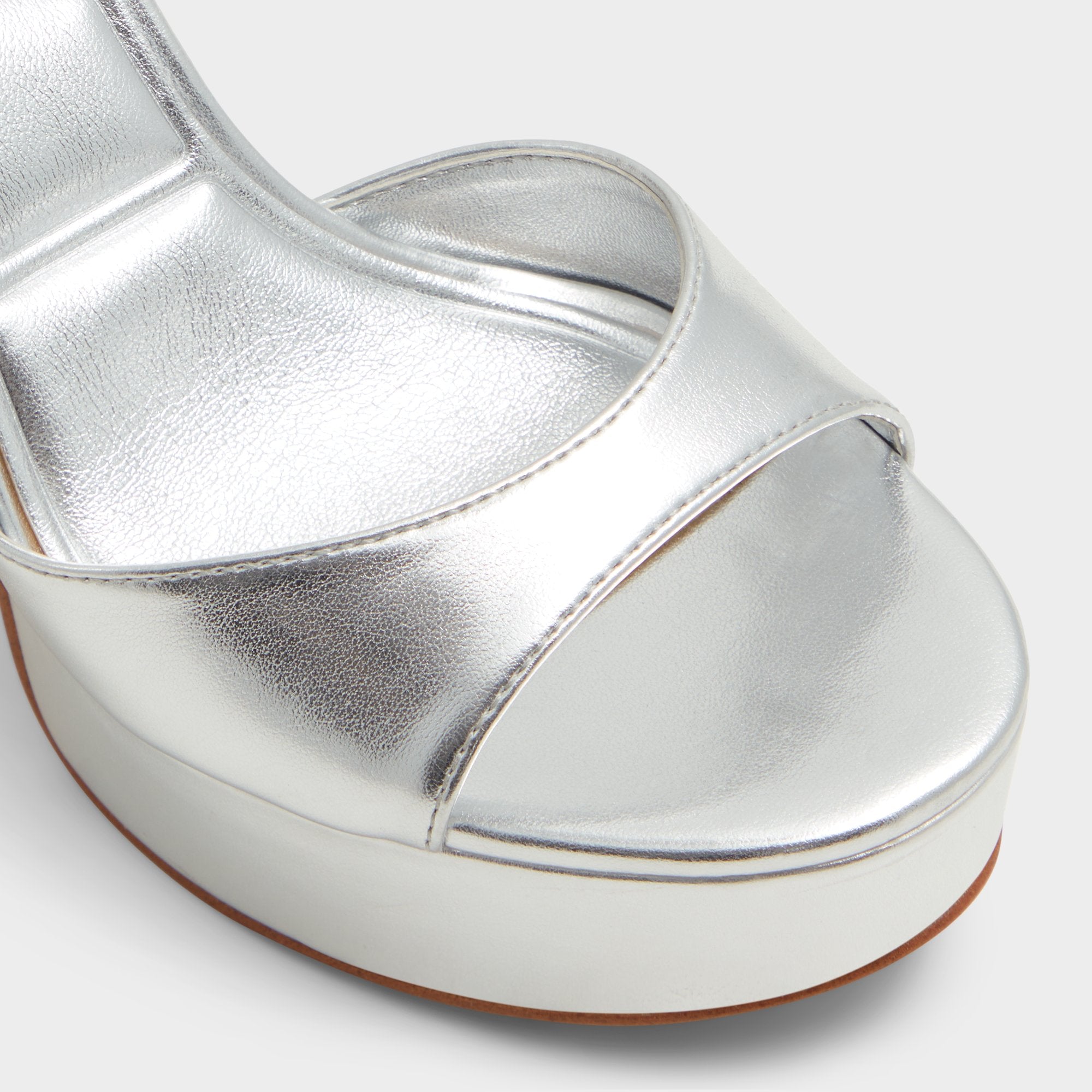 ALDO Valoria sandales talon femme argent plateforme