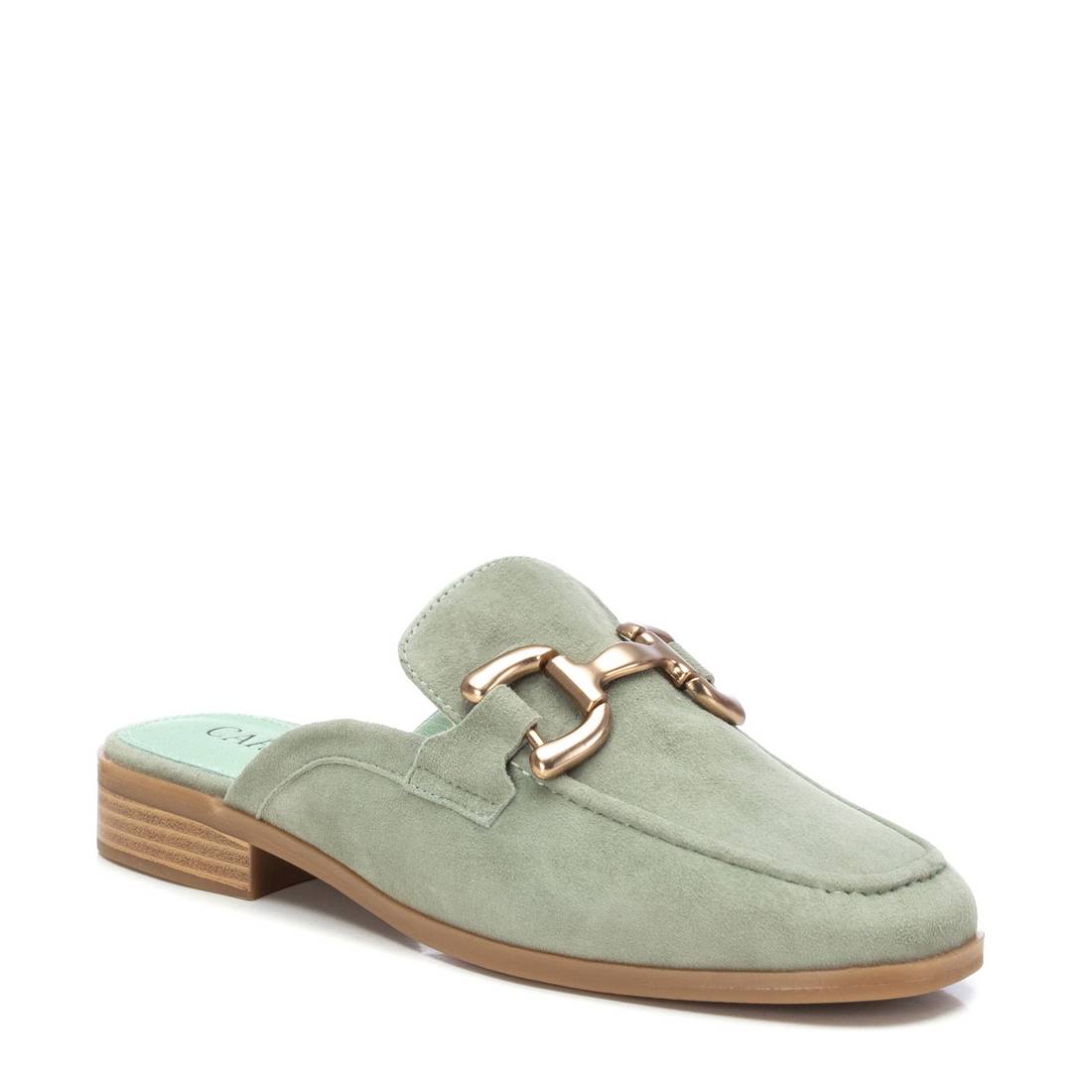 Carmela 16150501 mule femme cuir vert slip-on