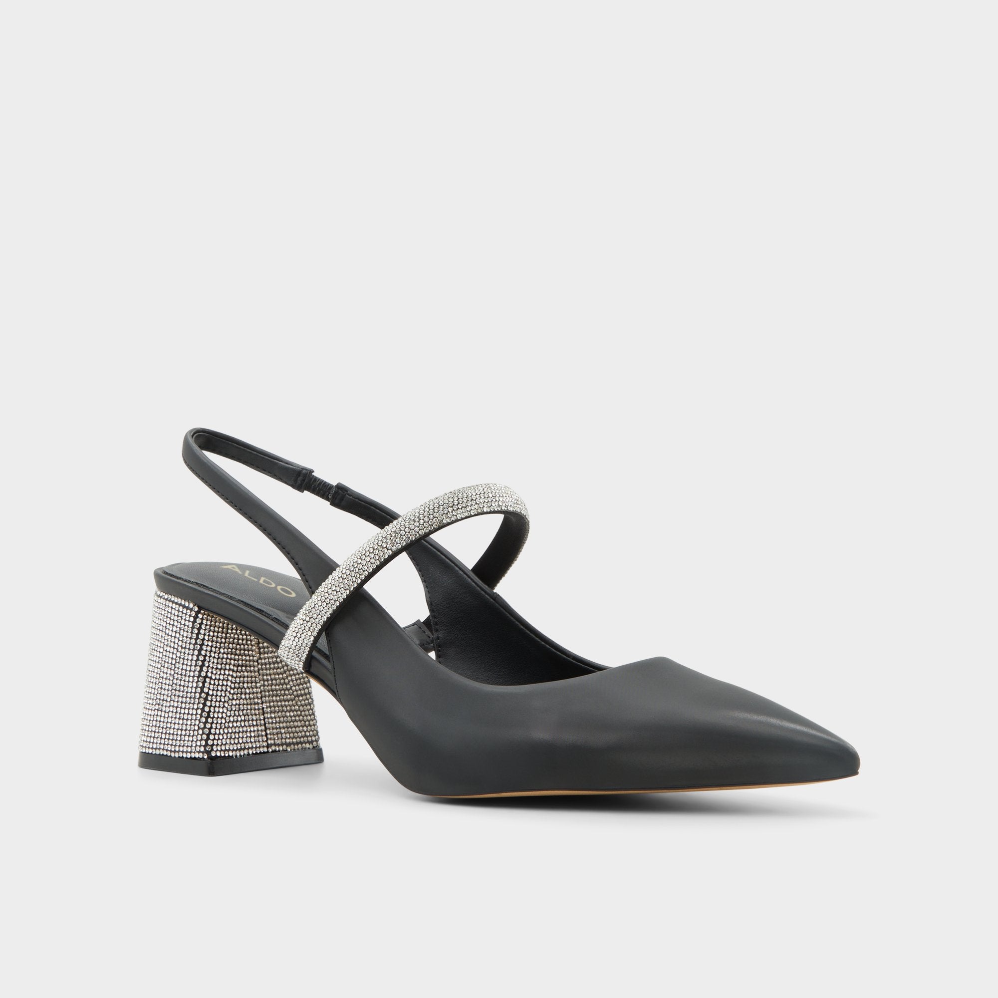 ALDO Kaiaria escarpins slingback noirs talon bloc