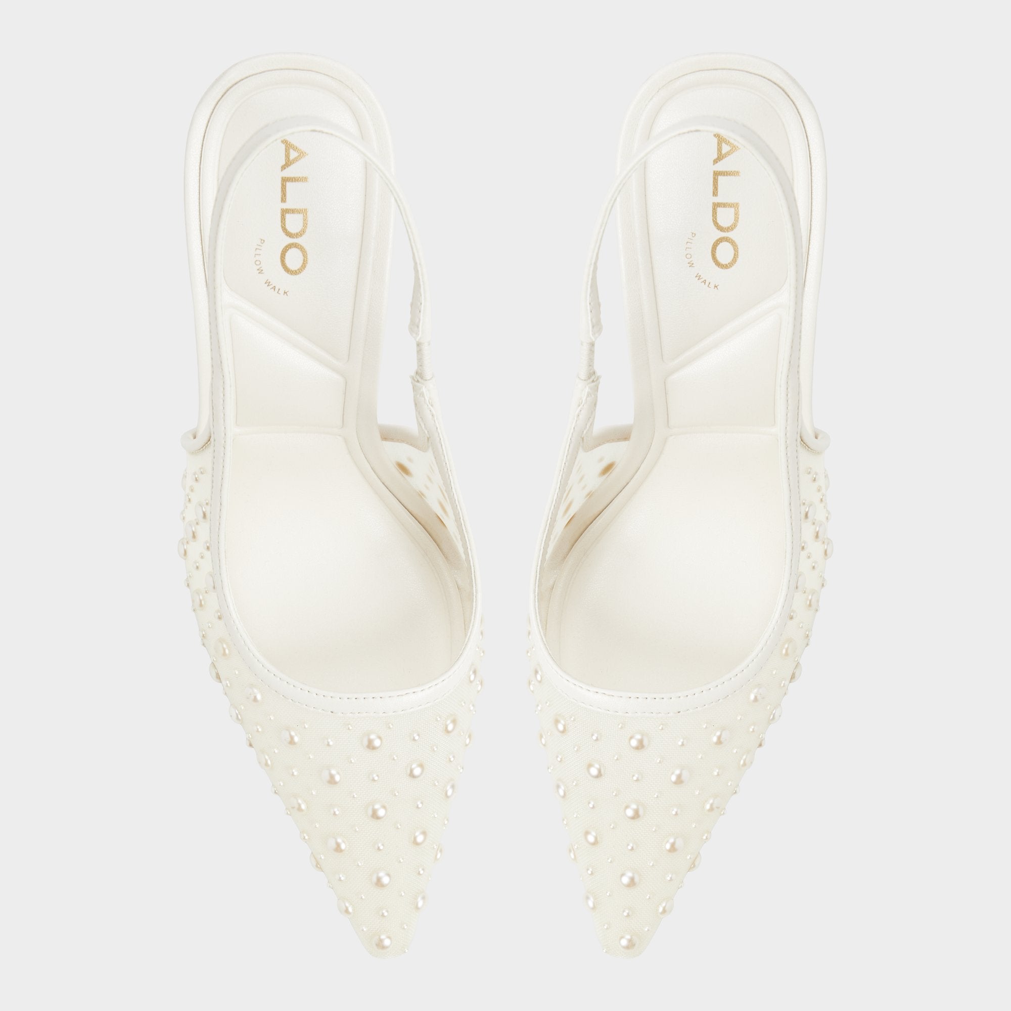 ALDO Pearlescent escarpins femme blanc nacré