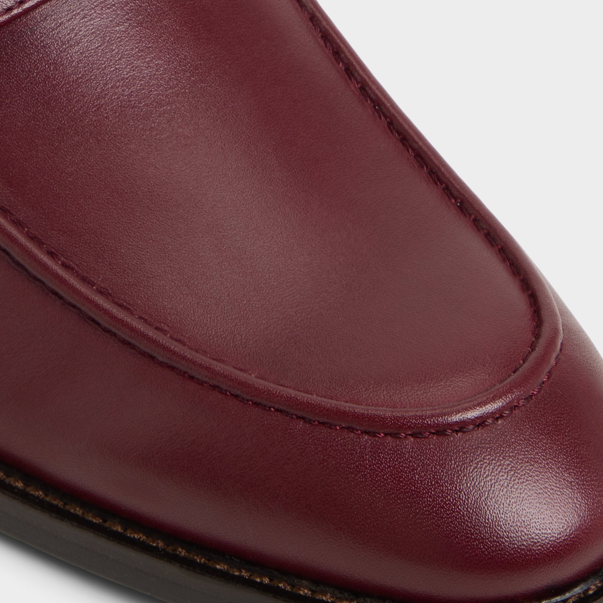 ALDO Beck mocassin cuir bordeaux