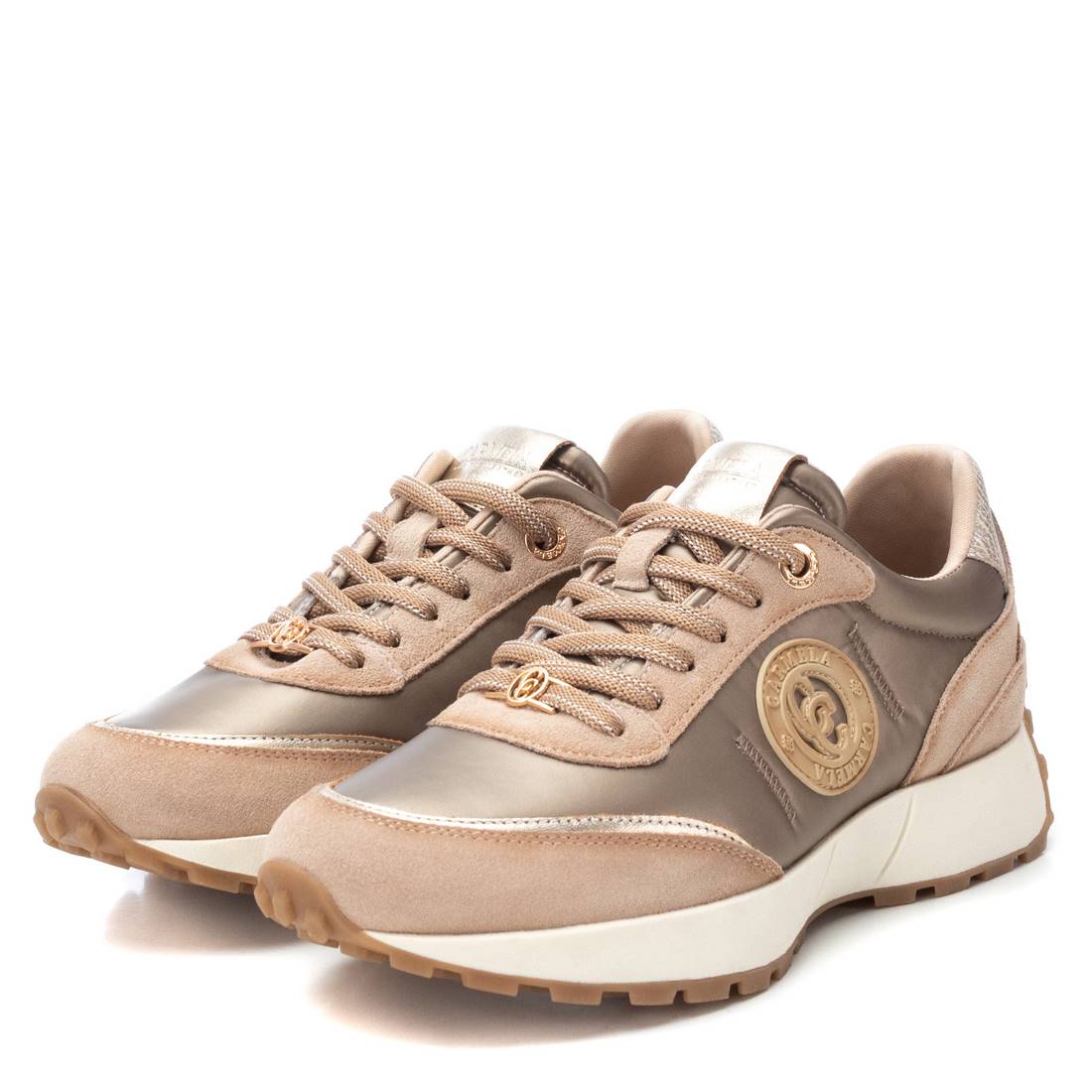 Carmela 16199703 baskets cuir marron lacets