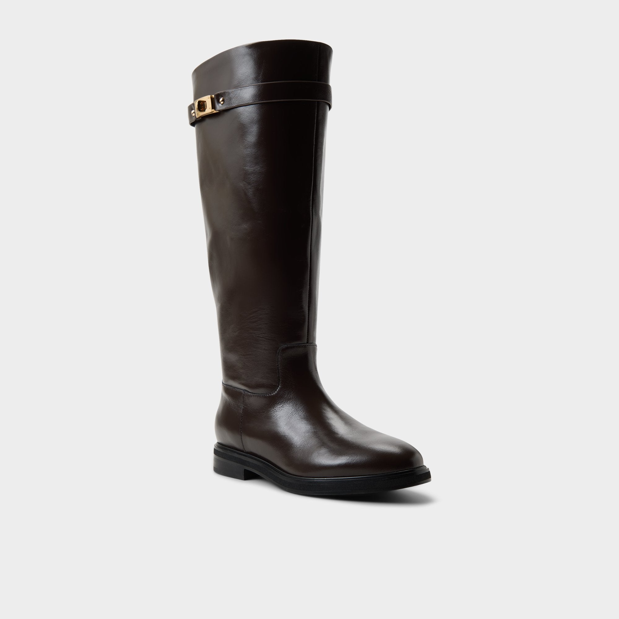 ALDO Levie-wc bottes cavalières marron