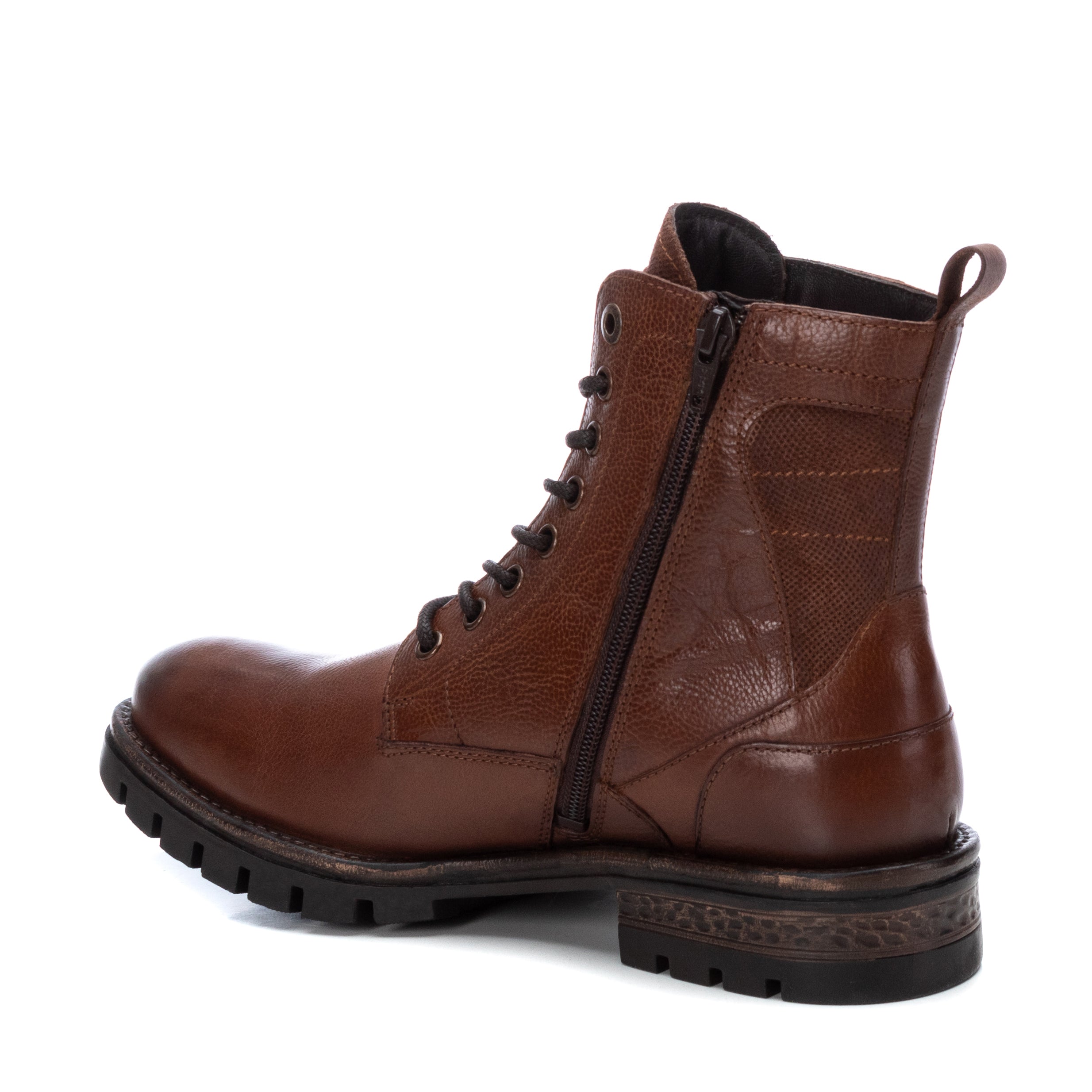 Carmela 16034802 Bottines Homme Marron Cuir Zip