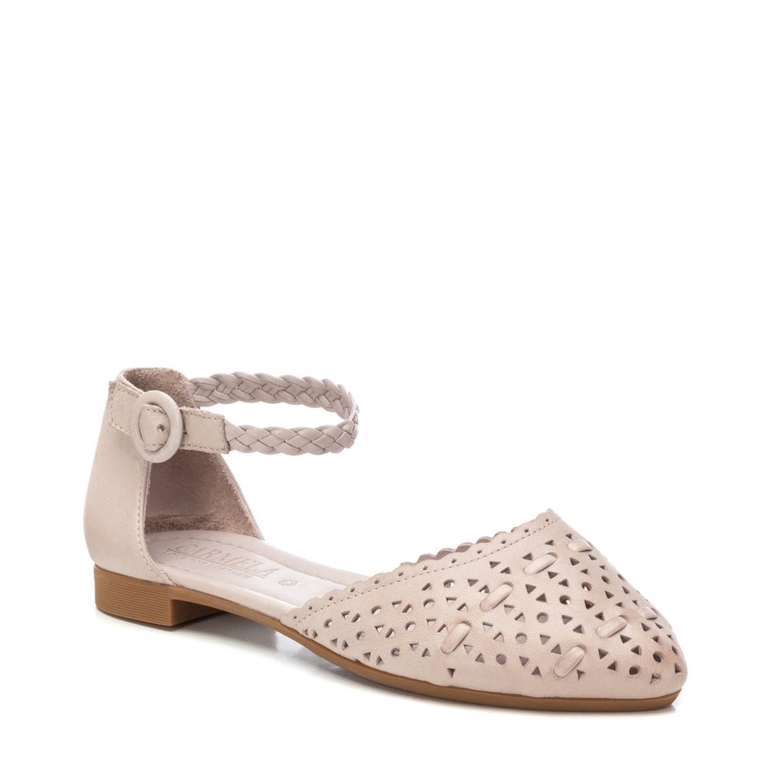 Carmela 16158003 ballerines cuir marron ajourées