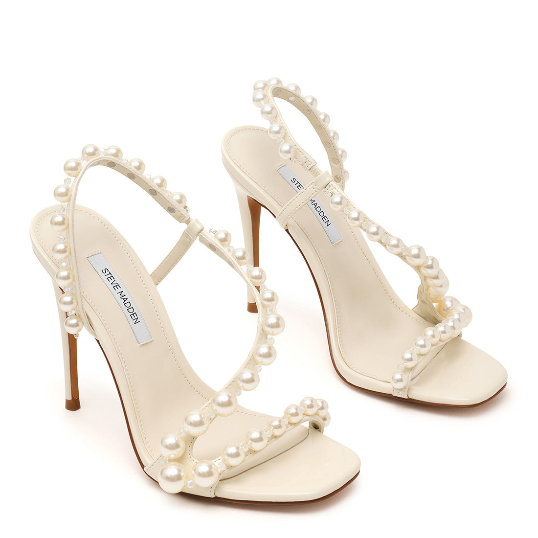 Steve Madden Nylie Sandal sandales blanches talon 10 cm