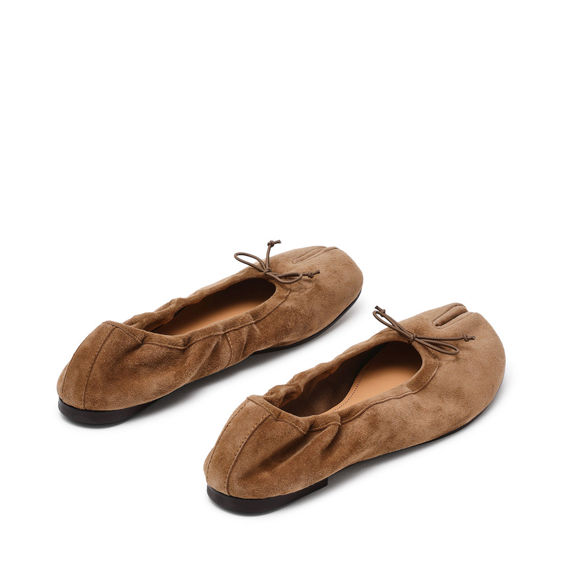 Steve Madden Carin ballerine daim taupe bout fendu