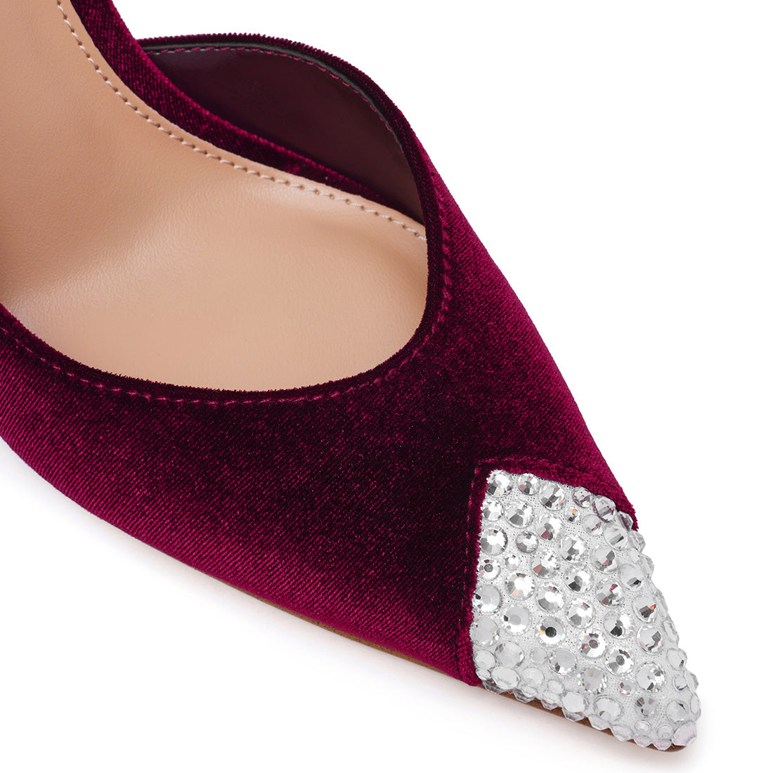 Steve Madden Refuel-R escarpins velours bordeaux talon 9 cm