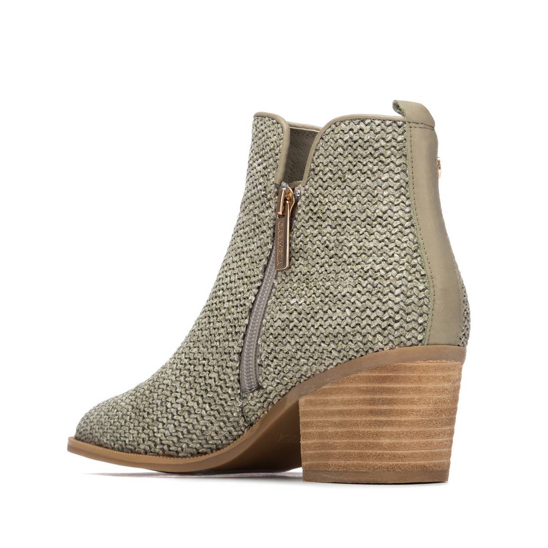 Carmela 16322303 bottine femme verte talon 6 cm